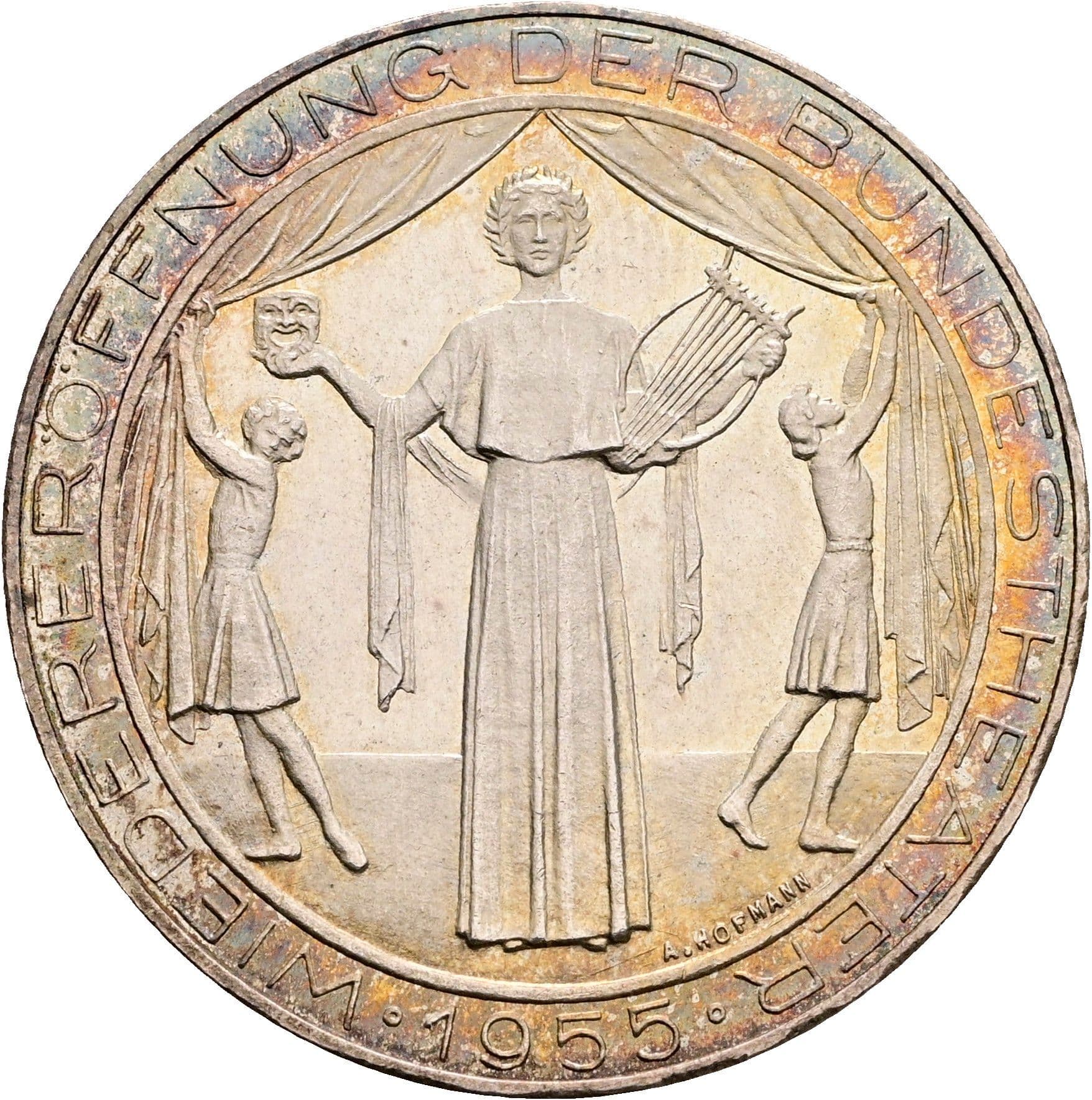 25 Schilling 1955 – Vorderseite