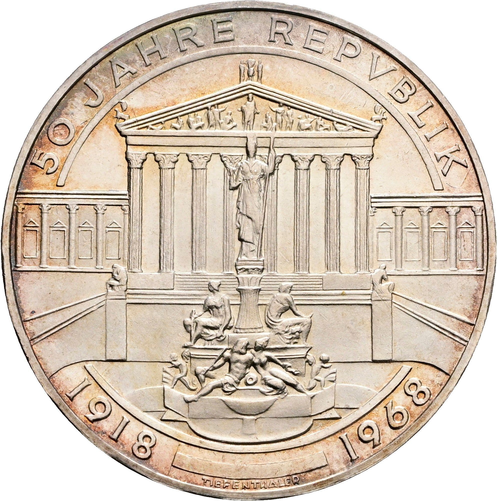 50 Schilling 1968 – Vorderseite