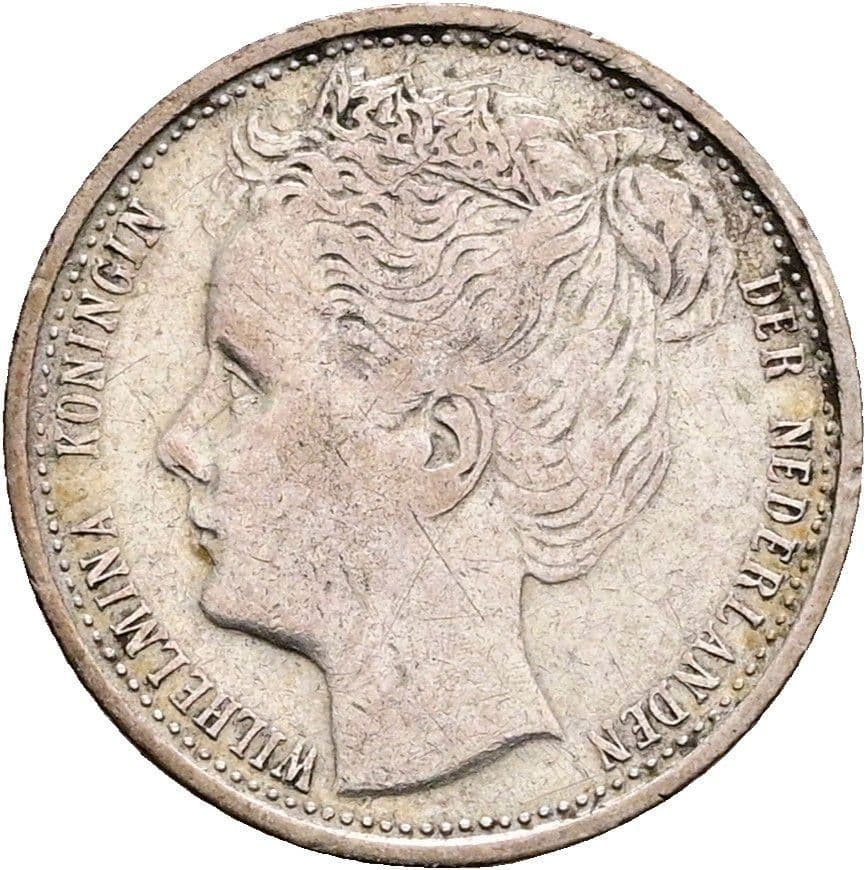 10 Cents Wilhelmina 1890-1948 1903 – Vorderseite