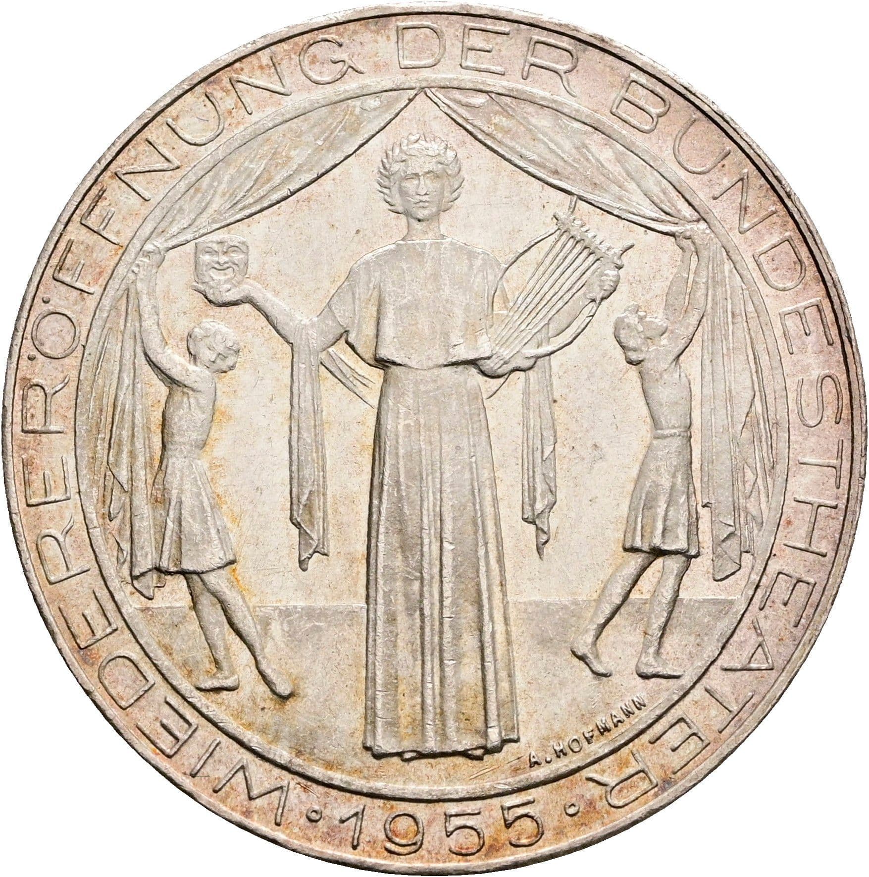 25 Schilling 1955 – Vorderseite