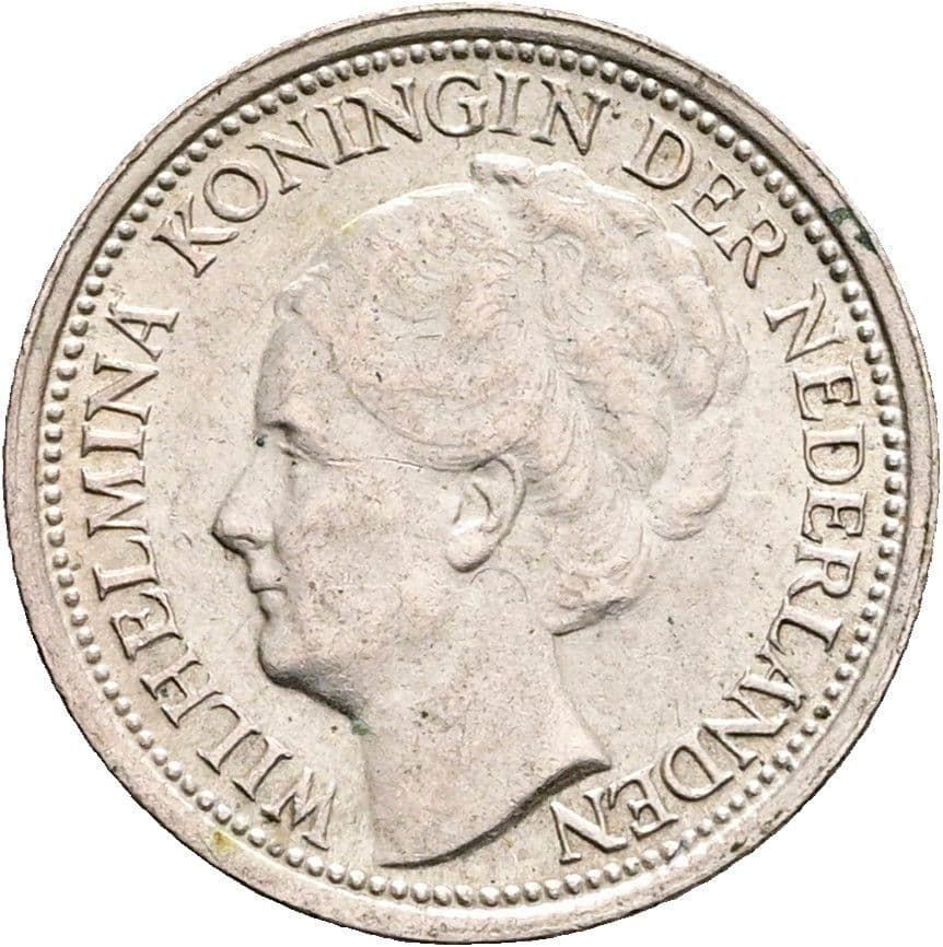 10 Cents Wilhelmina 1890-1948 1941 – Vorderseite