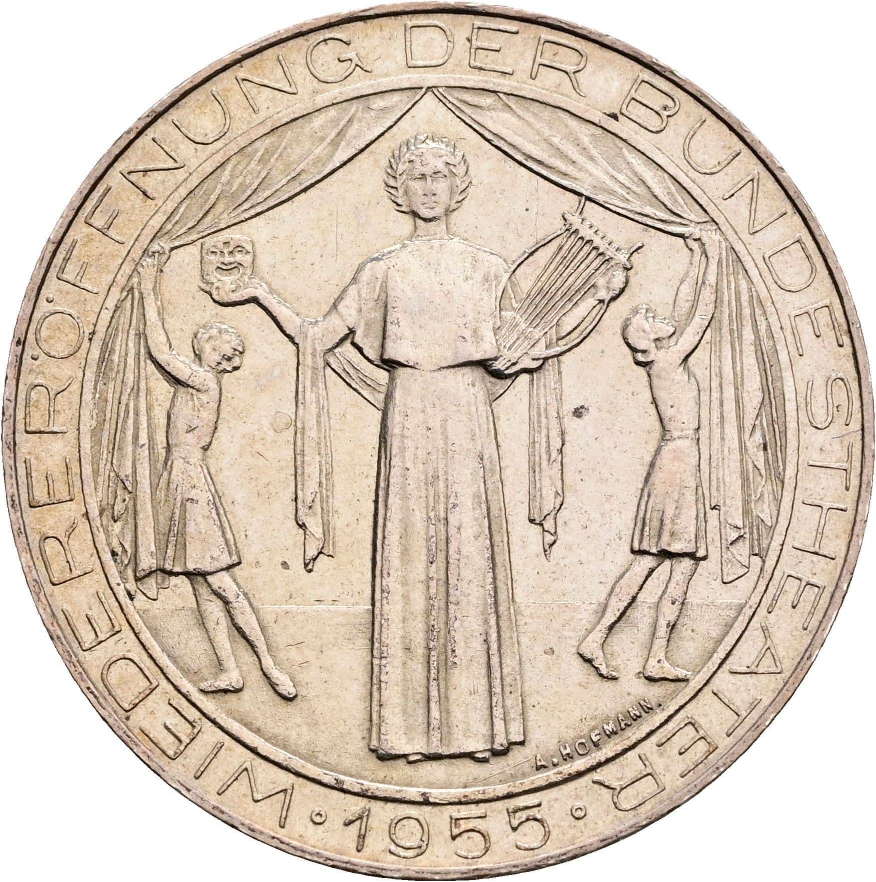 25 Schilling 1955 – Vorderseite