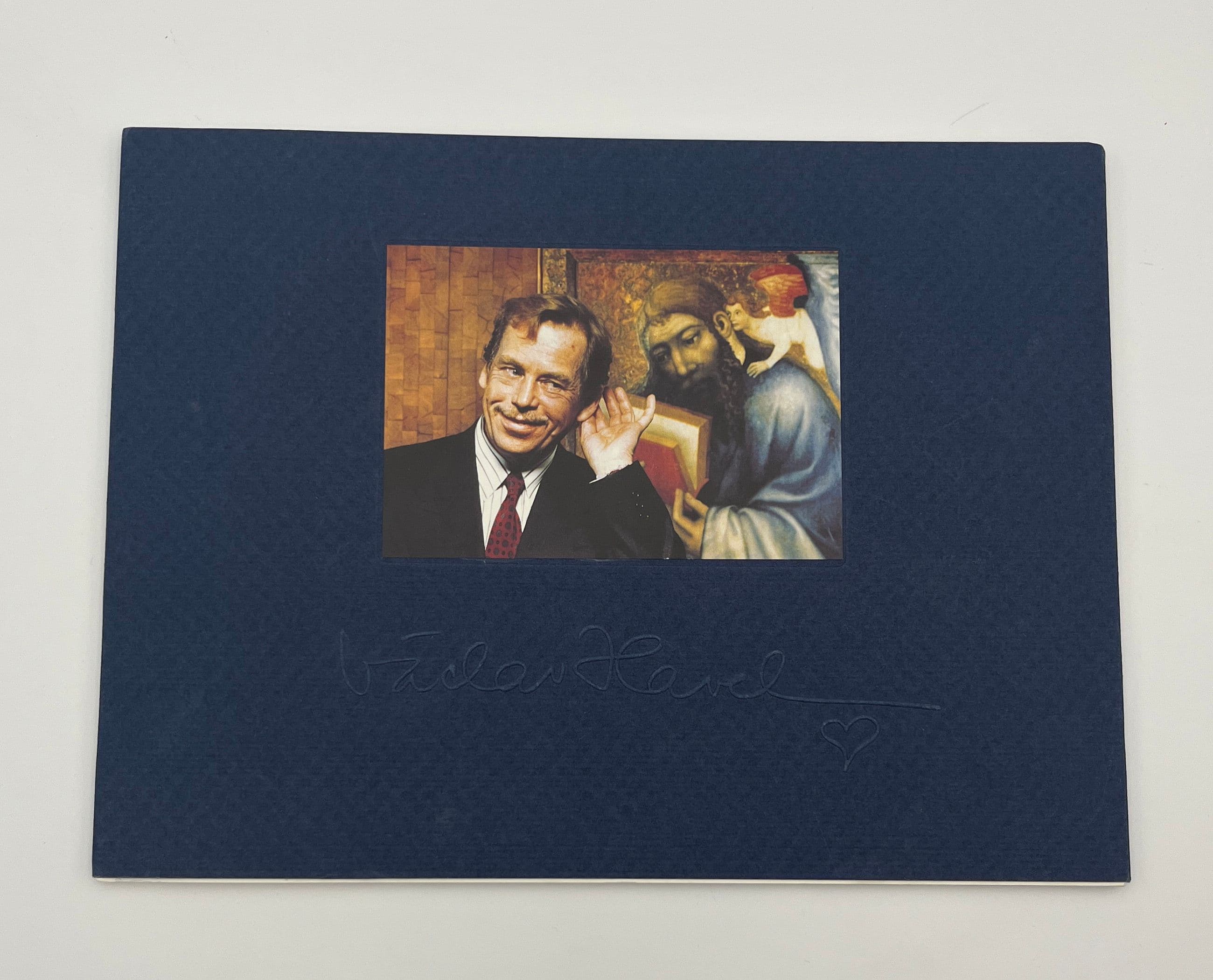 Bibliophilie Václav Havel mit Originalunterschrift – Vorderseite