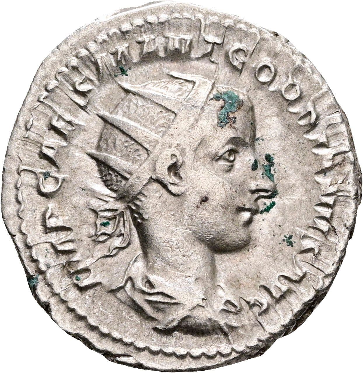 Antoninian Gordianus III. Pius 238-244 AC Rom ohne Jahr – Vorderseite