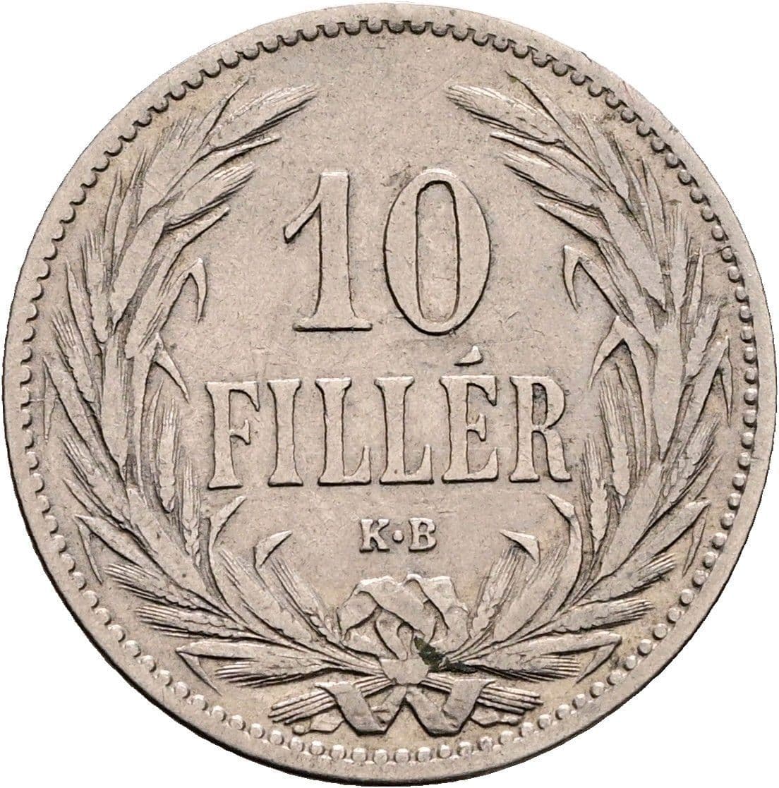10 Filler Franz Joseph I. 1848-1916 1894 KB – Vorderseite