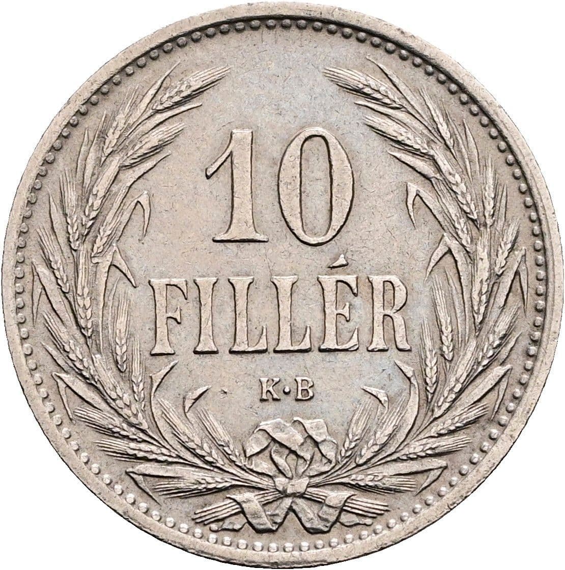 10 Filler Franz Joseph I. 1848-1916 1908 KB – Vorderseite