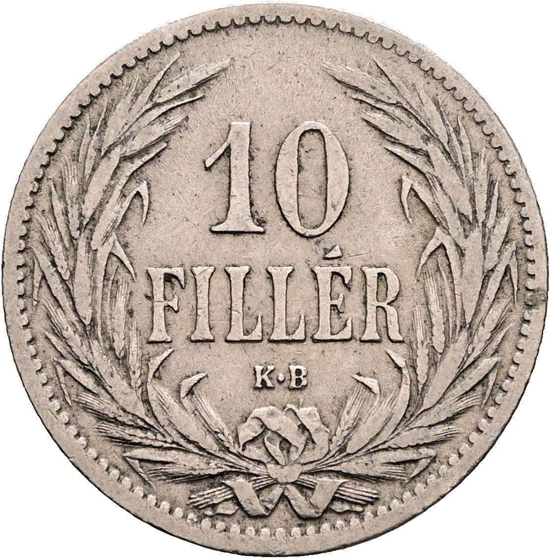 10 Filler Franz Joseph I. 1848-1916 1895 KB – Vorderseite