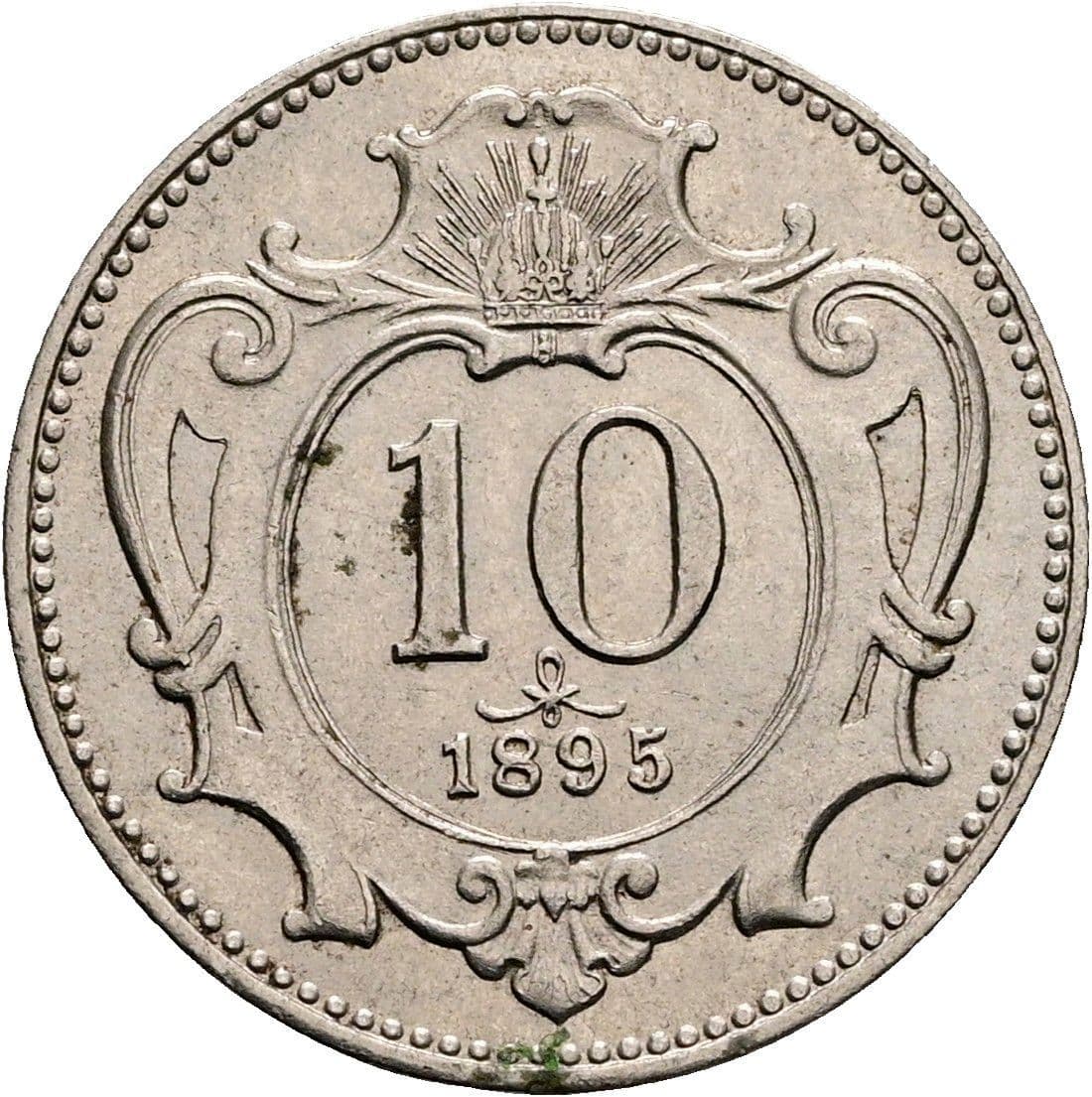 10 Heller Franz Joseph I. 1848-1916 1895 – Vorderseite