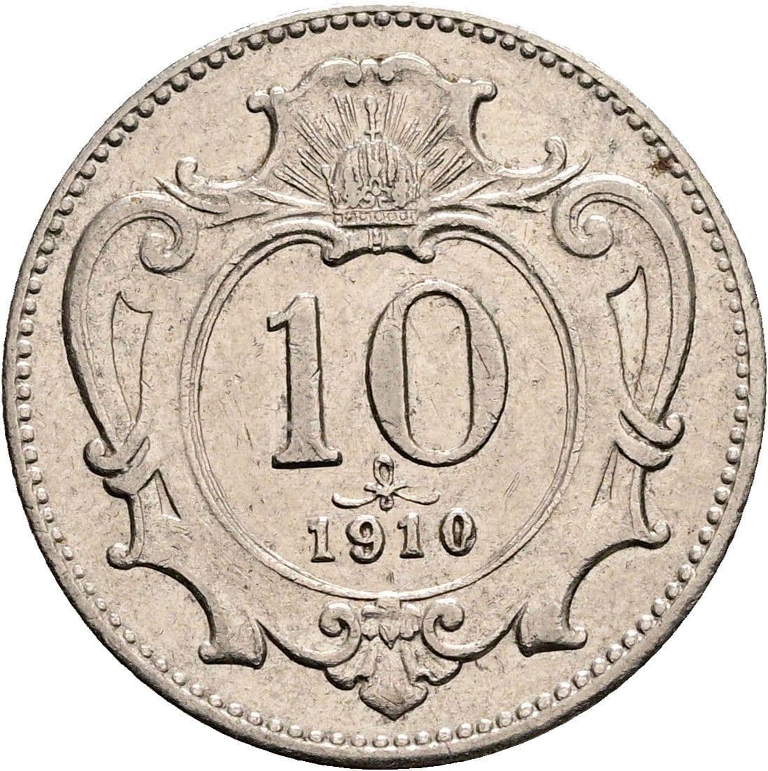 10 Heller Franz Joseph I. 1848-1916 1910 – Vorderseite