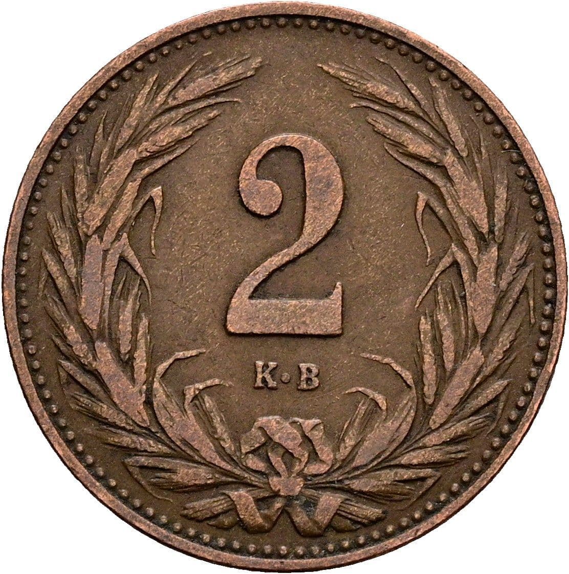 2 Filler Franz Joseph I. 1848-1916 1908 KB – Vorderseite