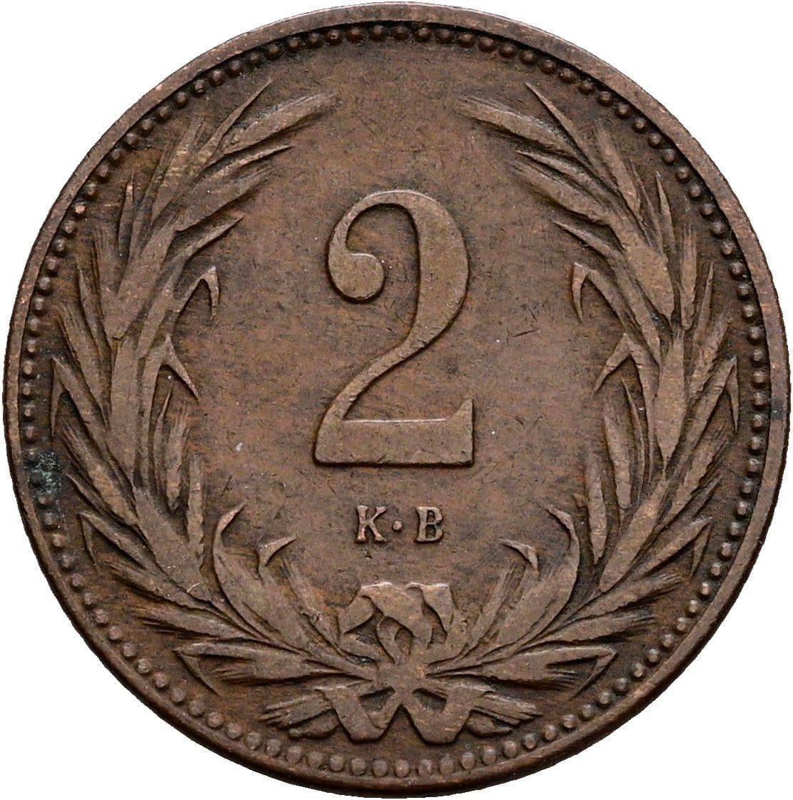 2 Filler Franz Joseph I. 1848-1916 1896 KB – Vorderseite
