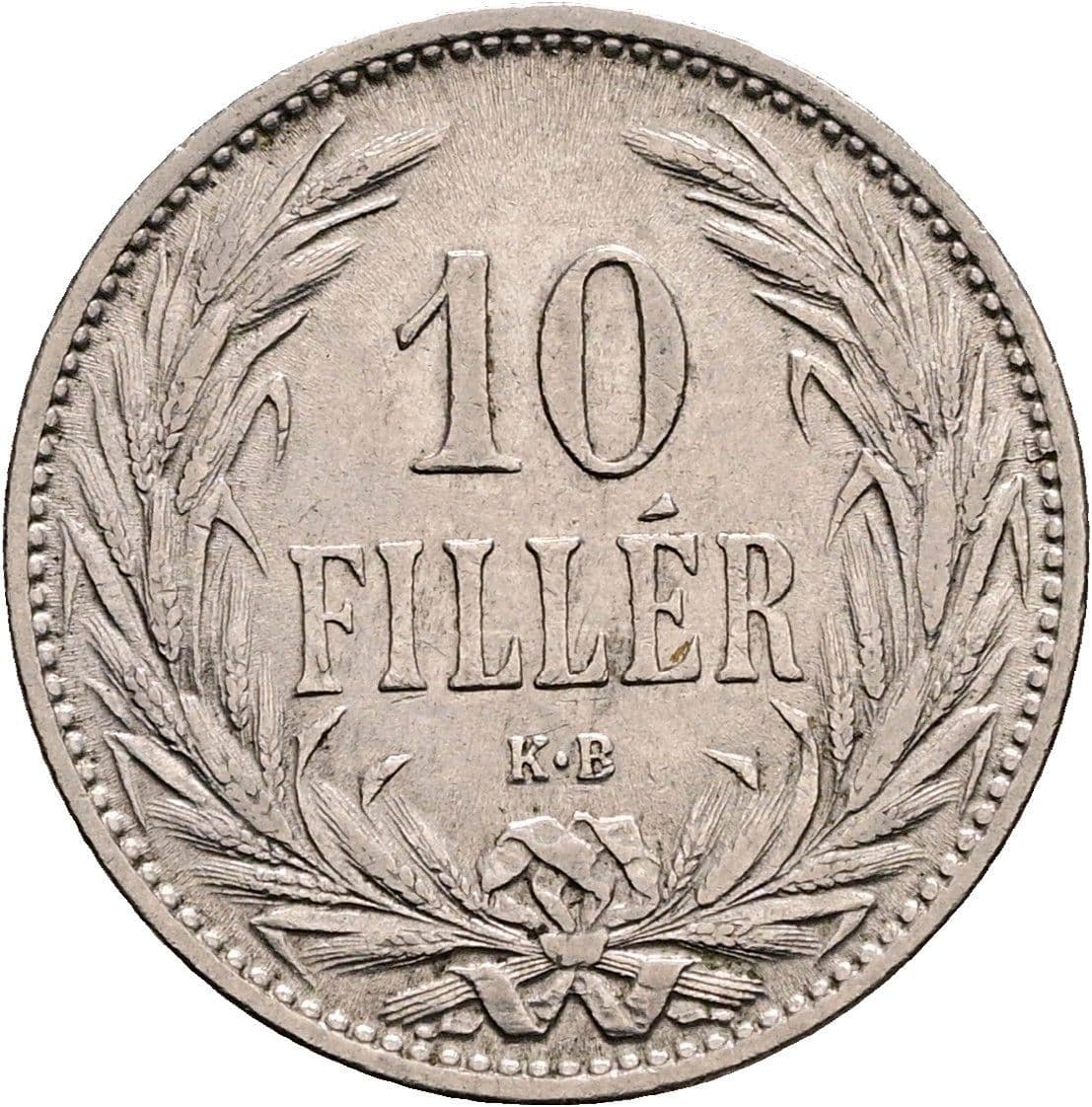 10 Filler Franz Joseph I. 1848-1916 1894 KB – Vorderseite