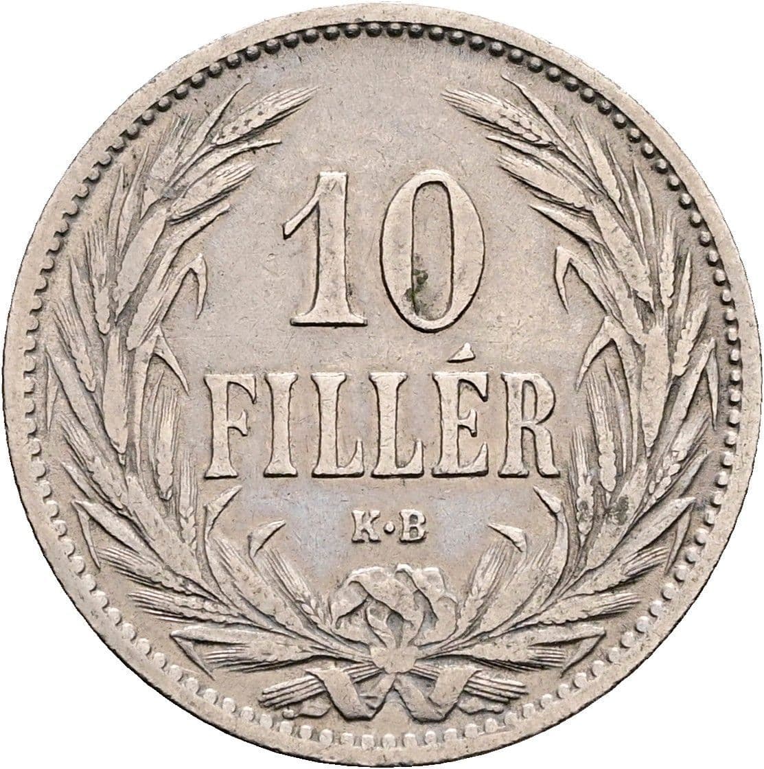 10 Filler Franz Joseph I. 1848-1916 1895 KB – Vorderseite