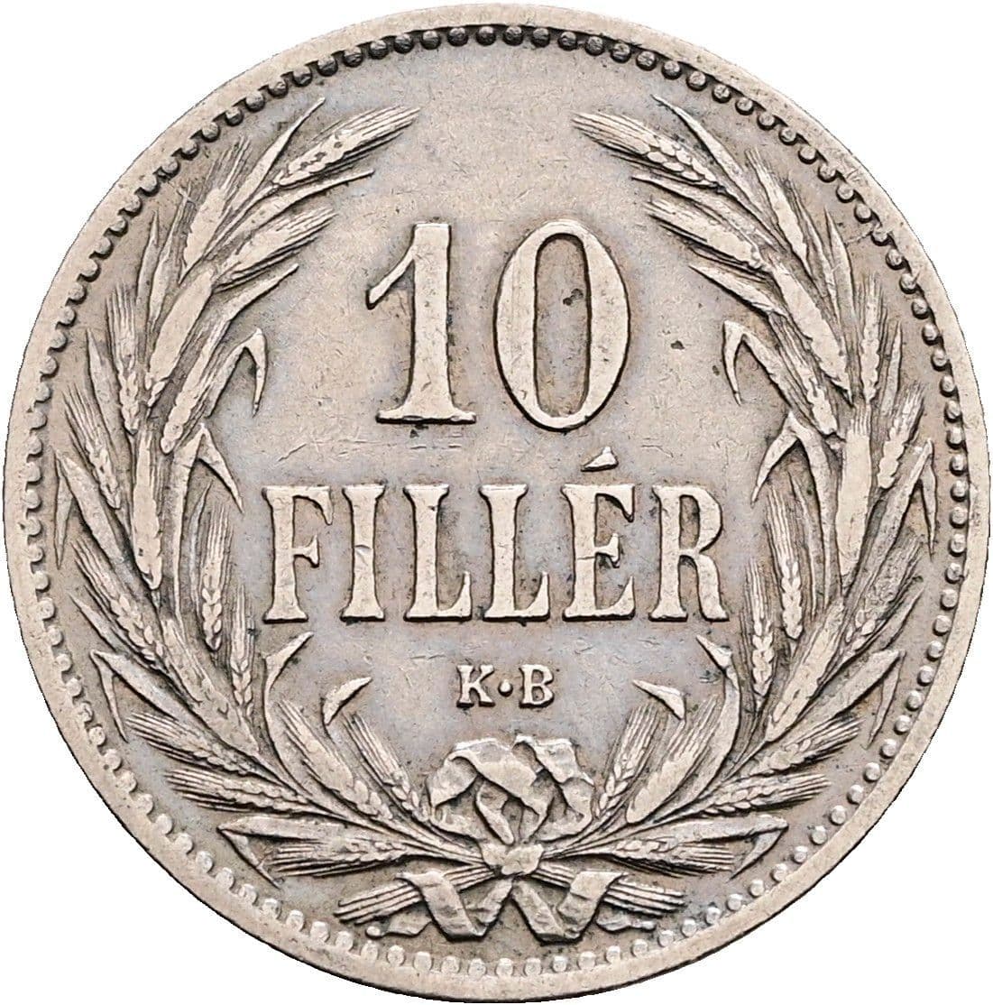 10 Filler Franz Joseph I. 1848-1916 1895 KB – Vorderseite