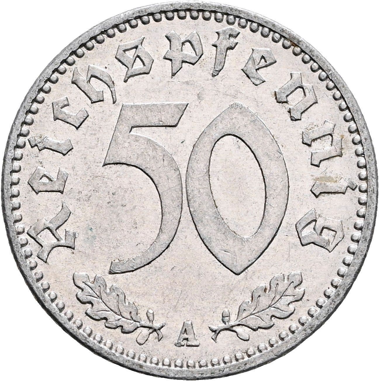 50 Reichspfennig 1941 A – Vorderseite