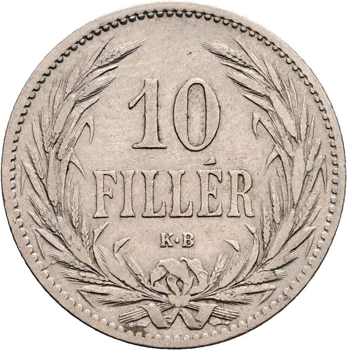 10 Filler Franz Joseph I. 1848-1916 1894 KB – Vorderseite