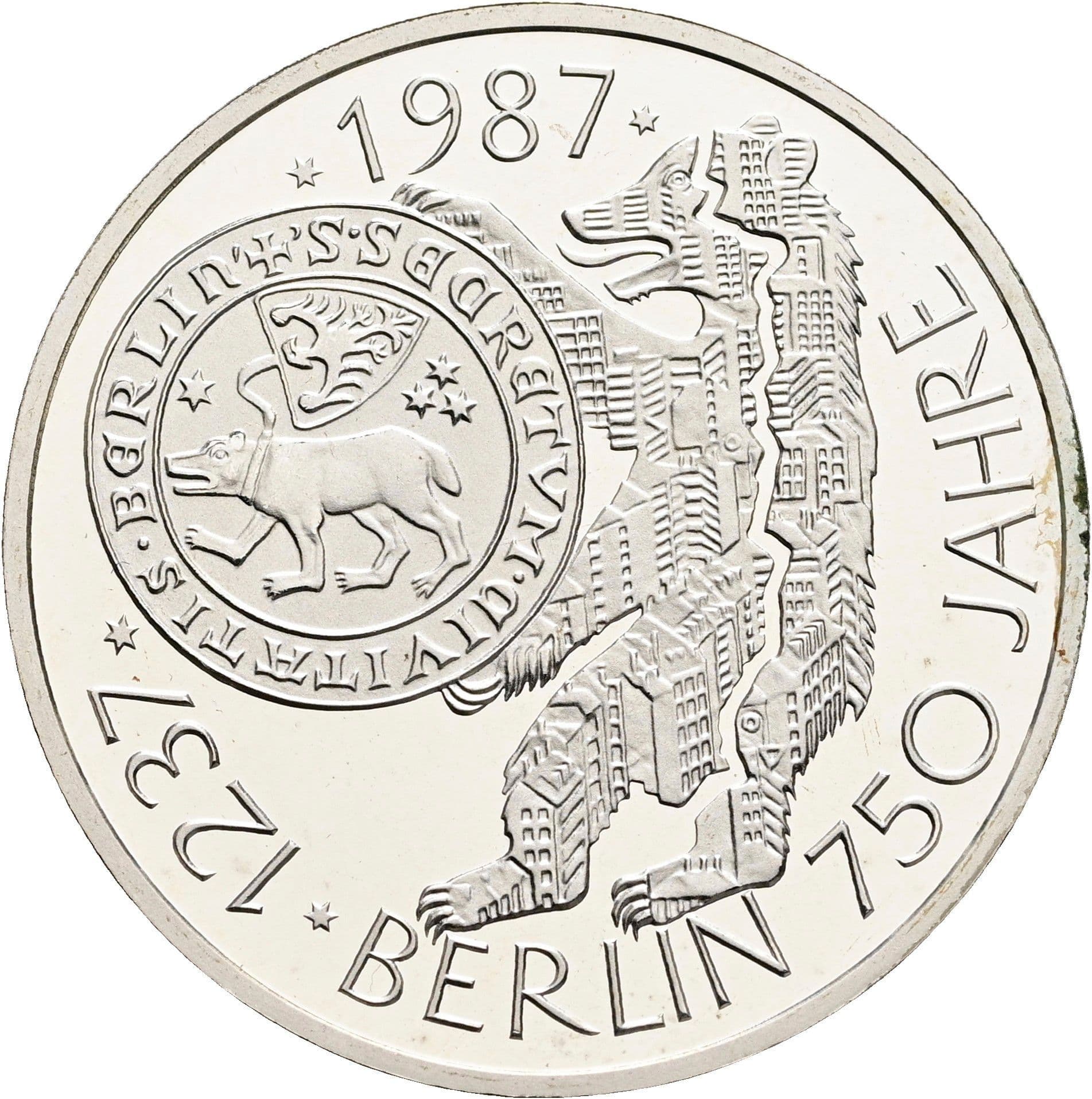 10 Deutsche Mark 1987 – Vorderseite