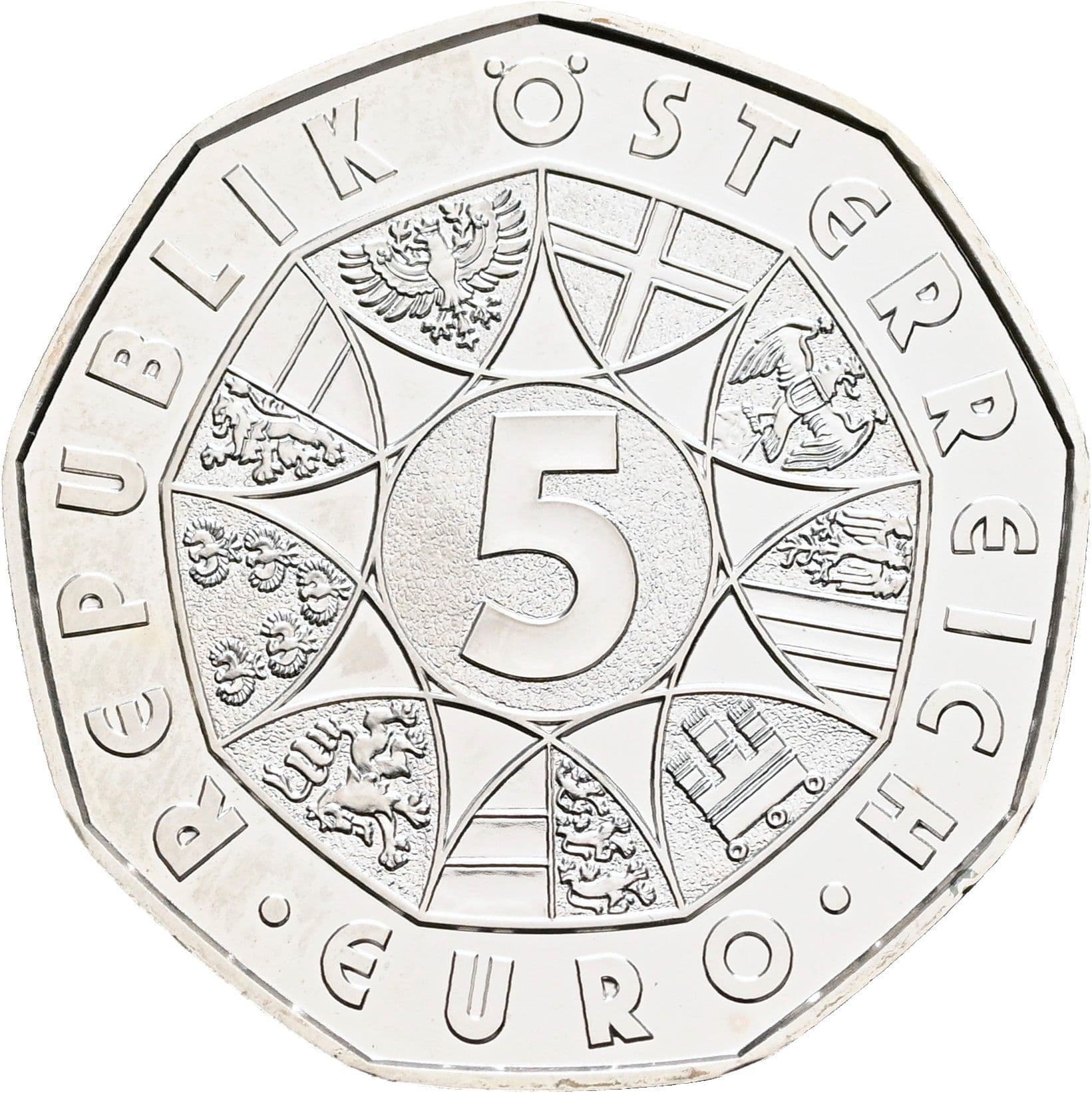 5 Euro 2021 – Vorderseite