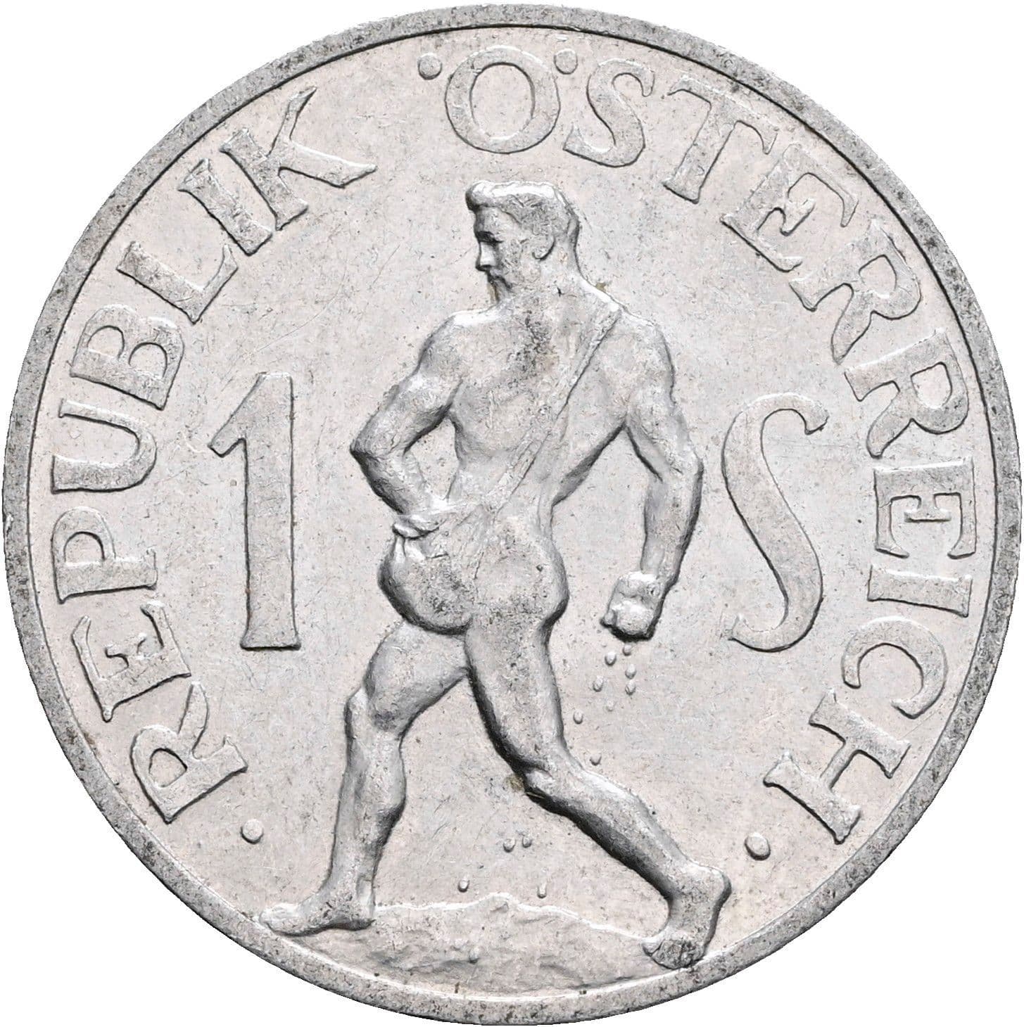 1 Schilling 1952 – Vorderseite