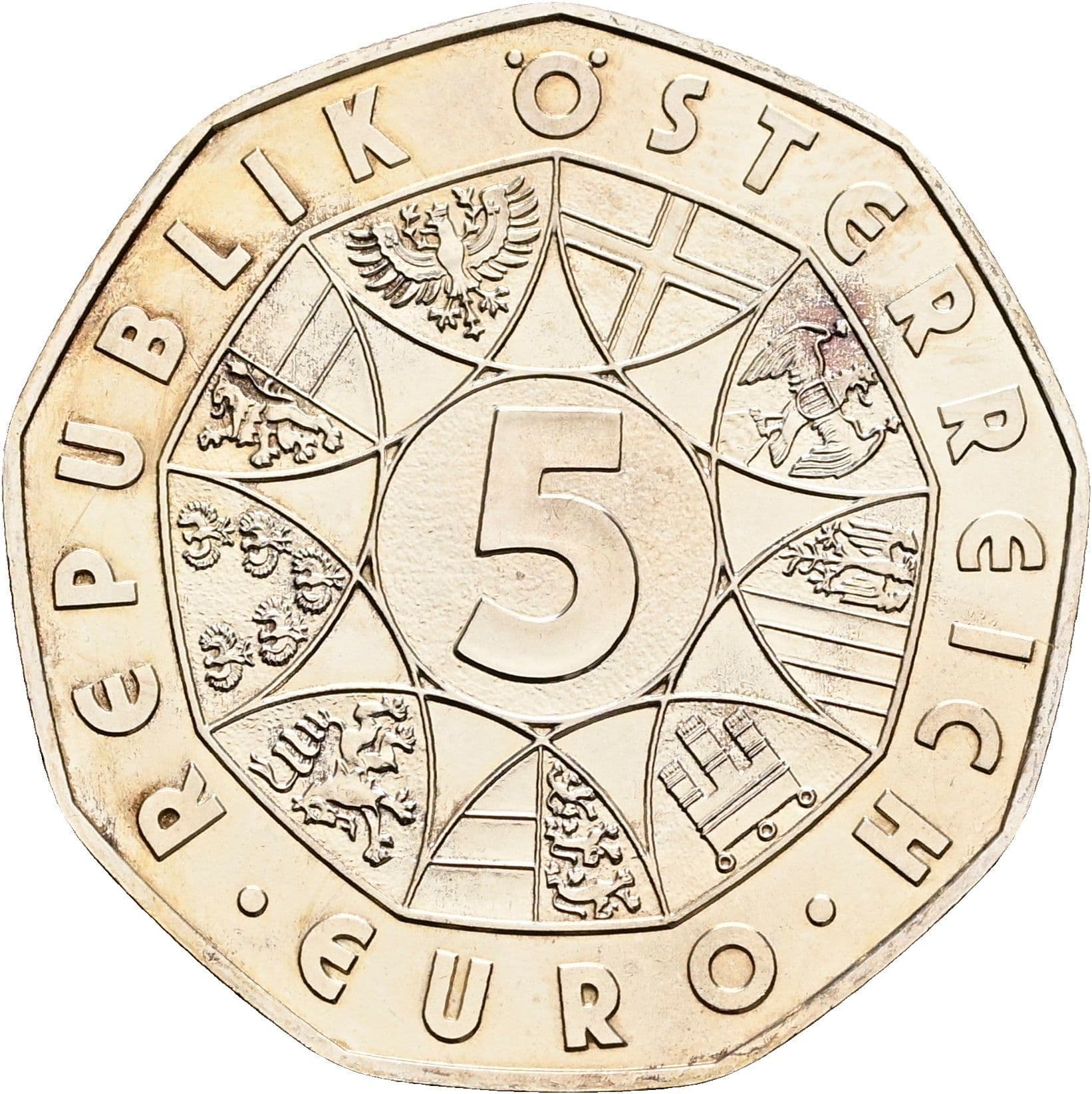 5 Euro 2008 – Vorderseite