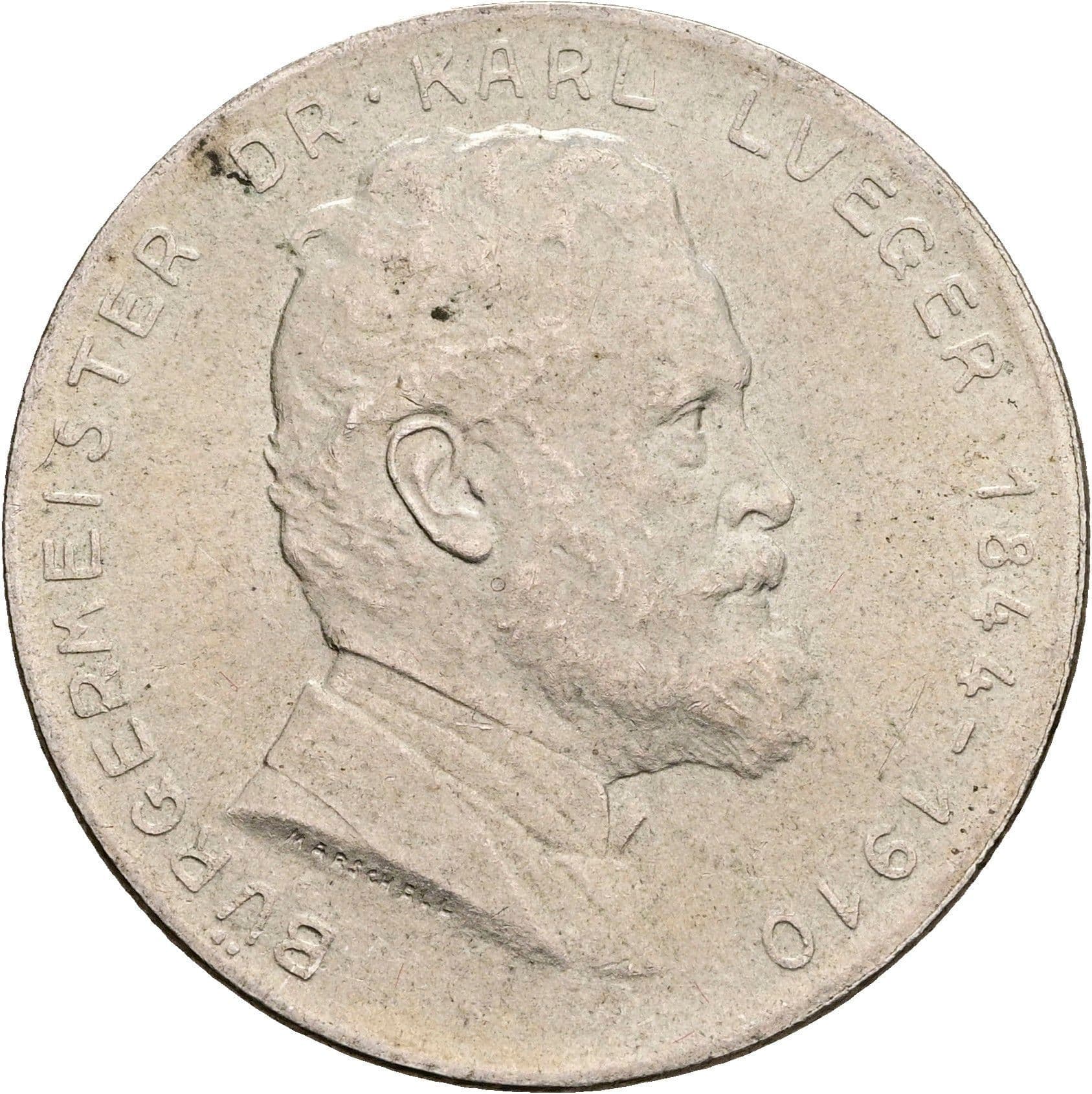 2 Schilling 1935 – Vorderseite