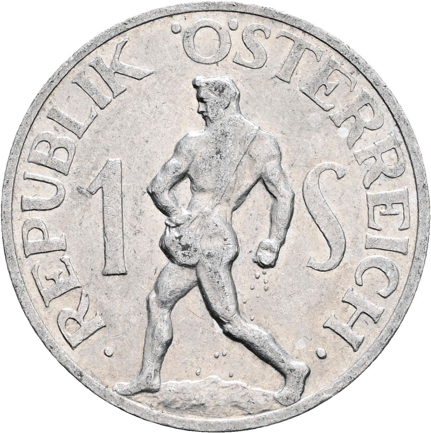 1 Schilling 1952 – Vorderseite