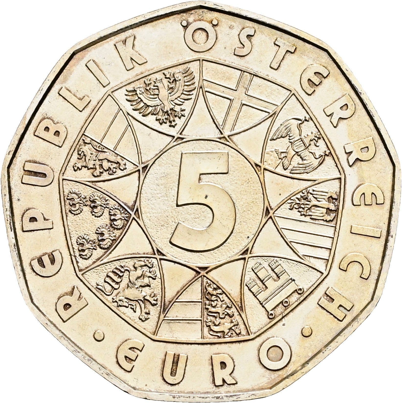 5 Euro 2015 – Vorderseite