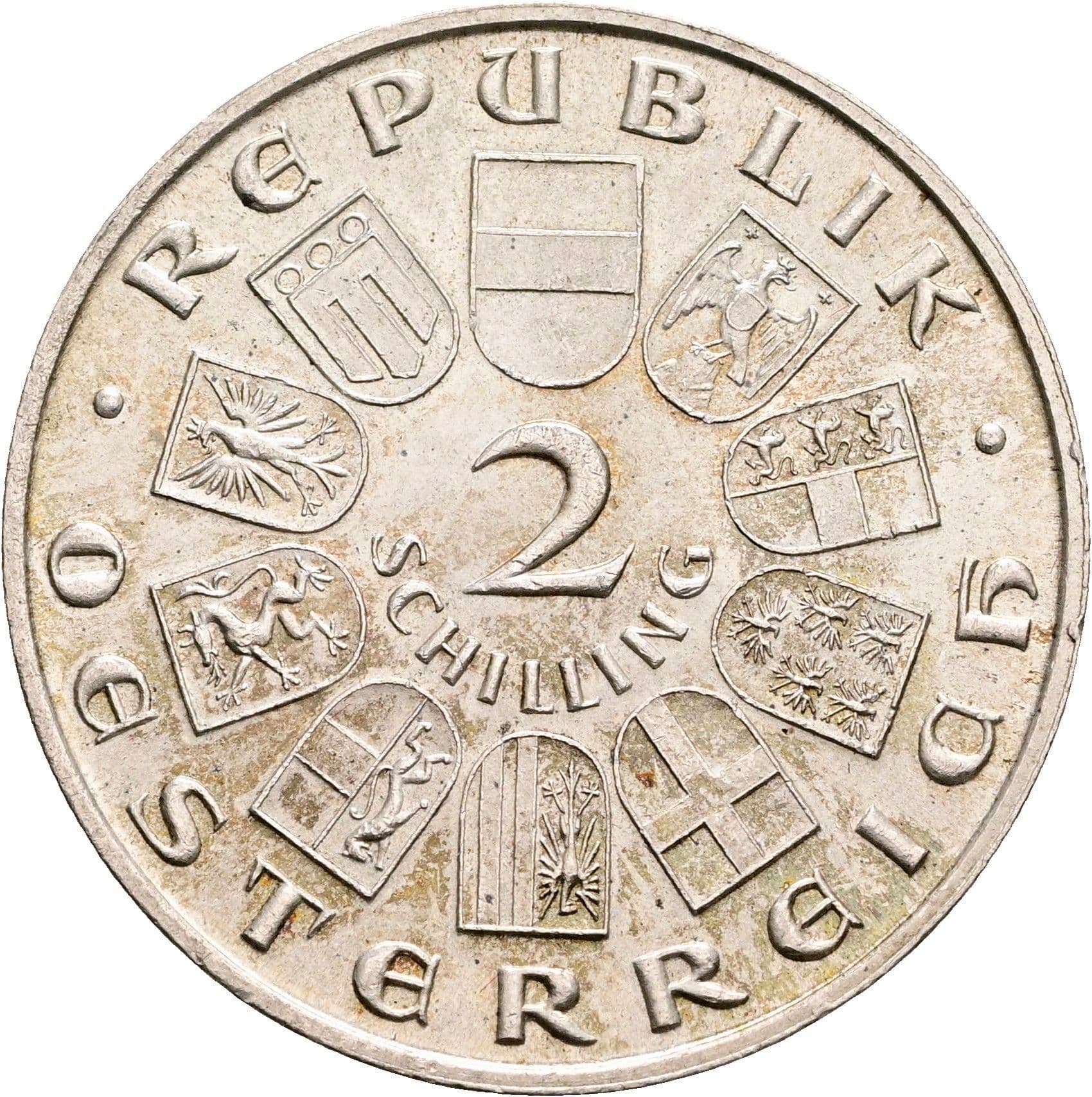2 Schilling 1931 – Vorderseite