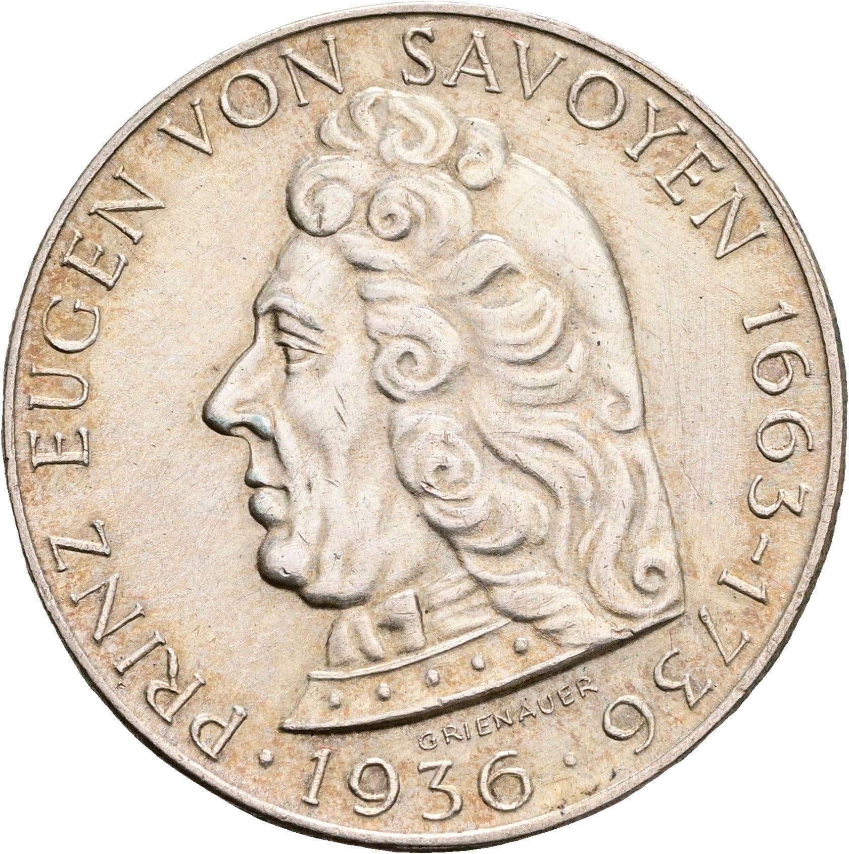 2 Schilling 1936 – Vorderseite