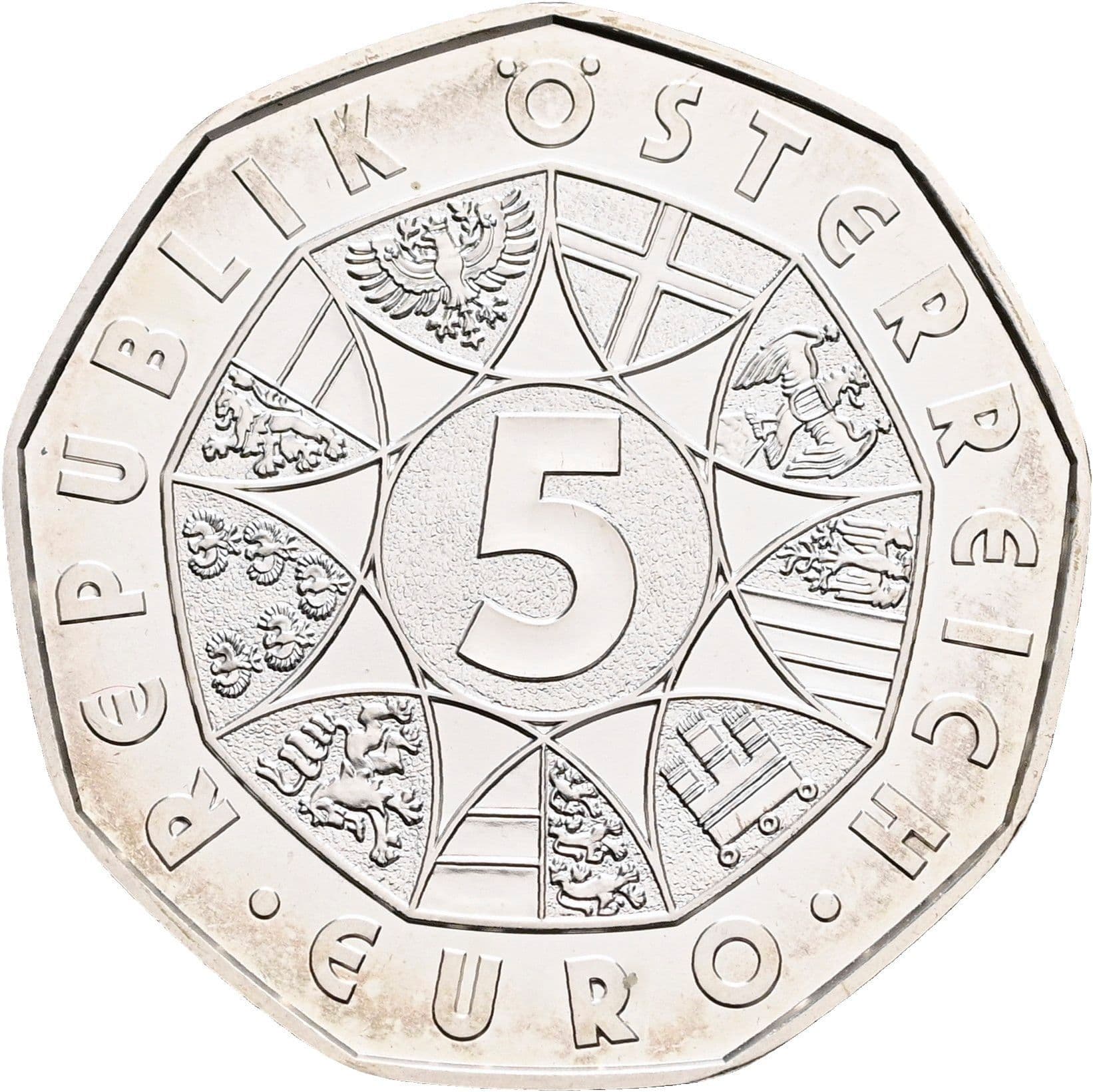 5 Euro 2021 – Vorderseite