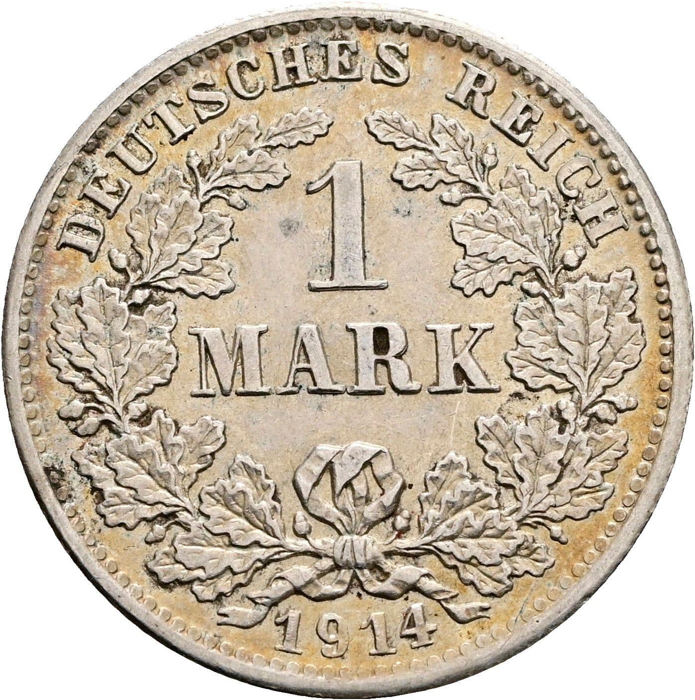 1 Mark 1914 D – Vorderseite