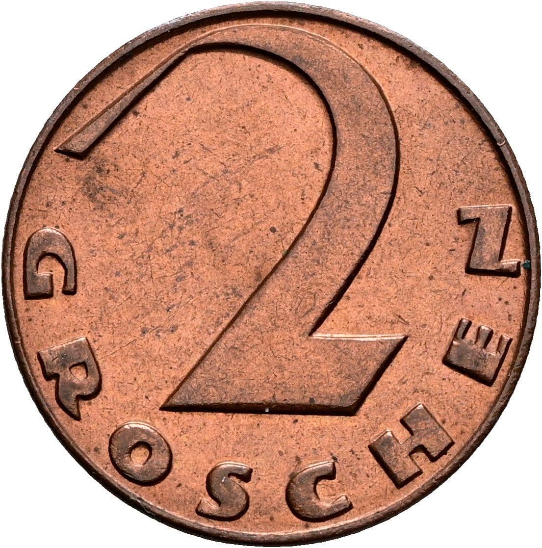 2 Groschen 1925 – Vorderseite