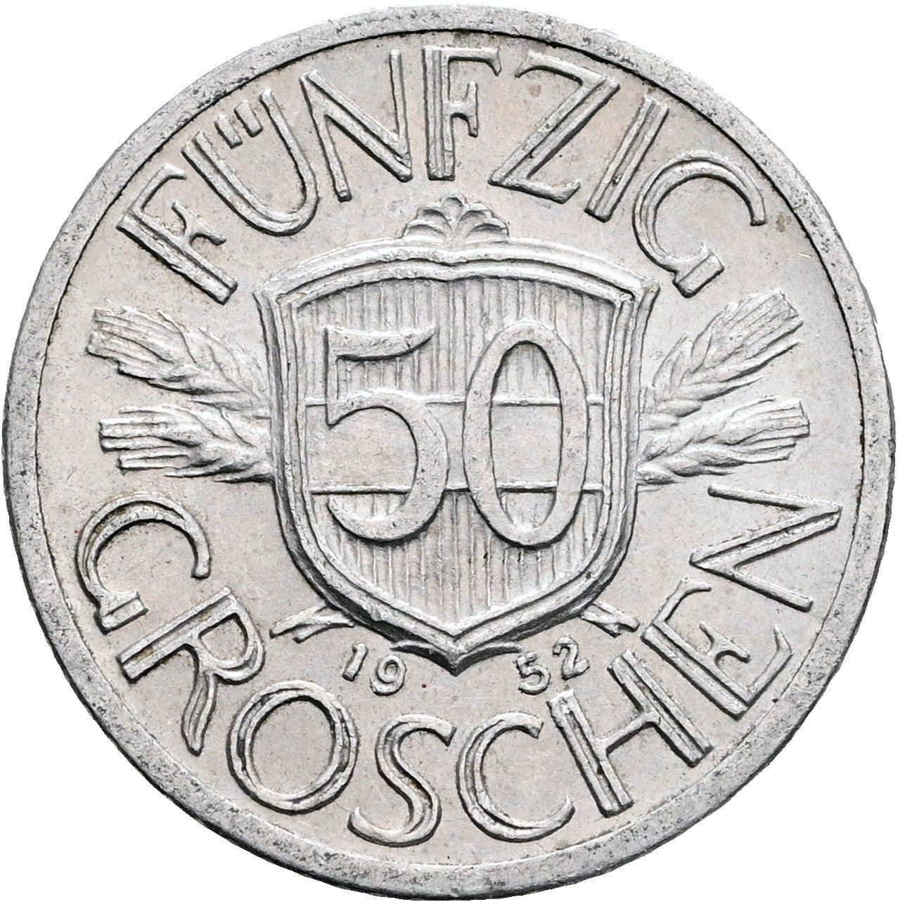 50 Groschen 1952 – Vorderseite