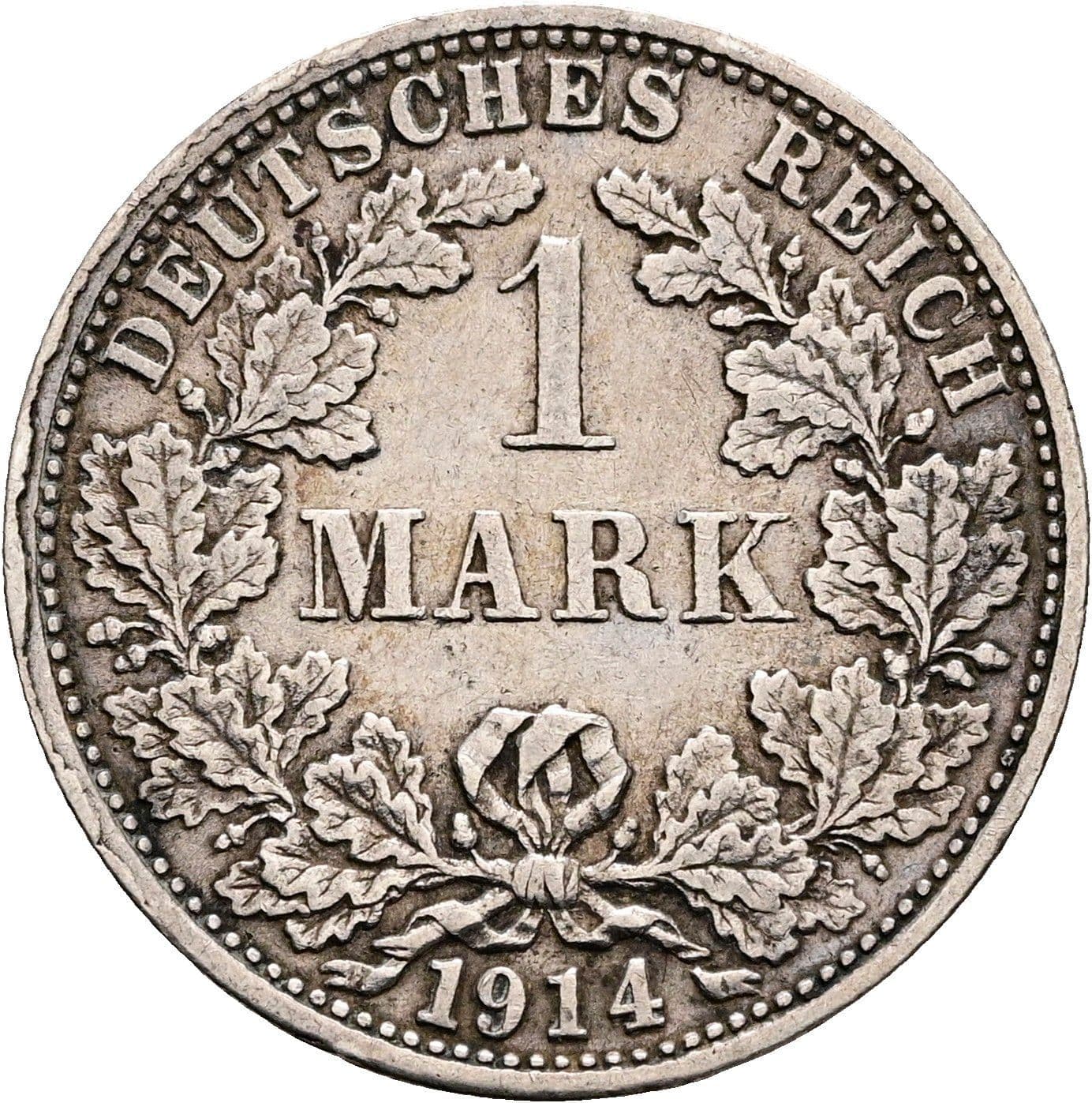 1 Mark 1914 F – Vorderseite