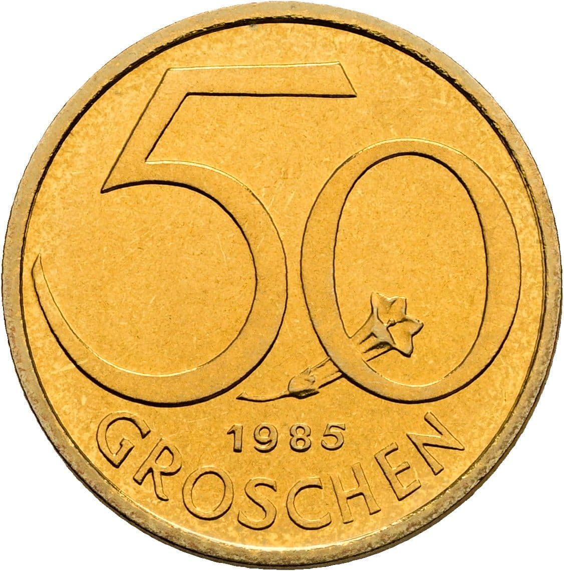50 Groschen 1985 – Vorderseite