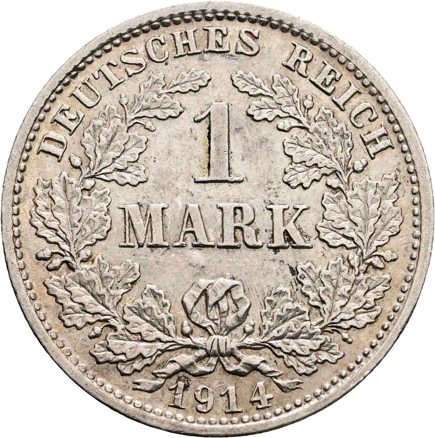 1 Mark 1914 D – Vorderseite