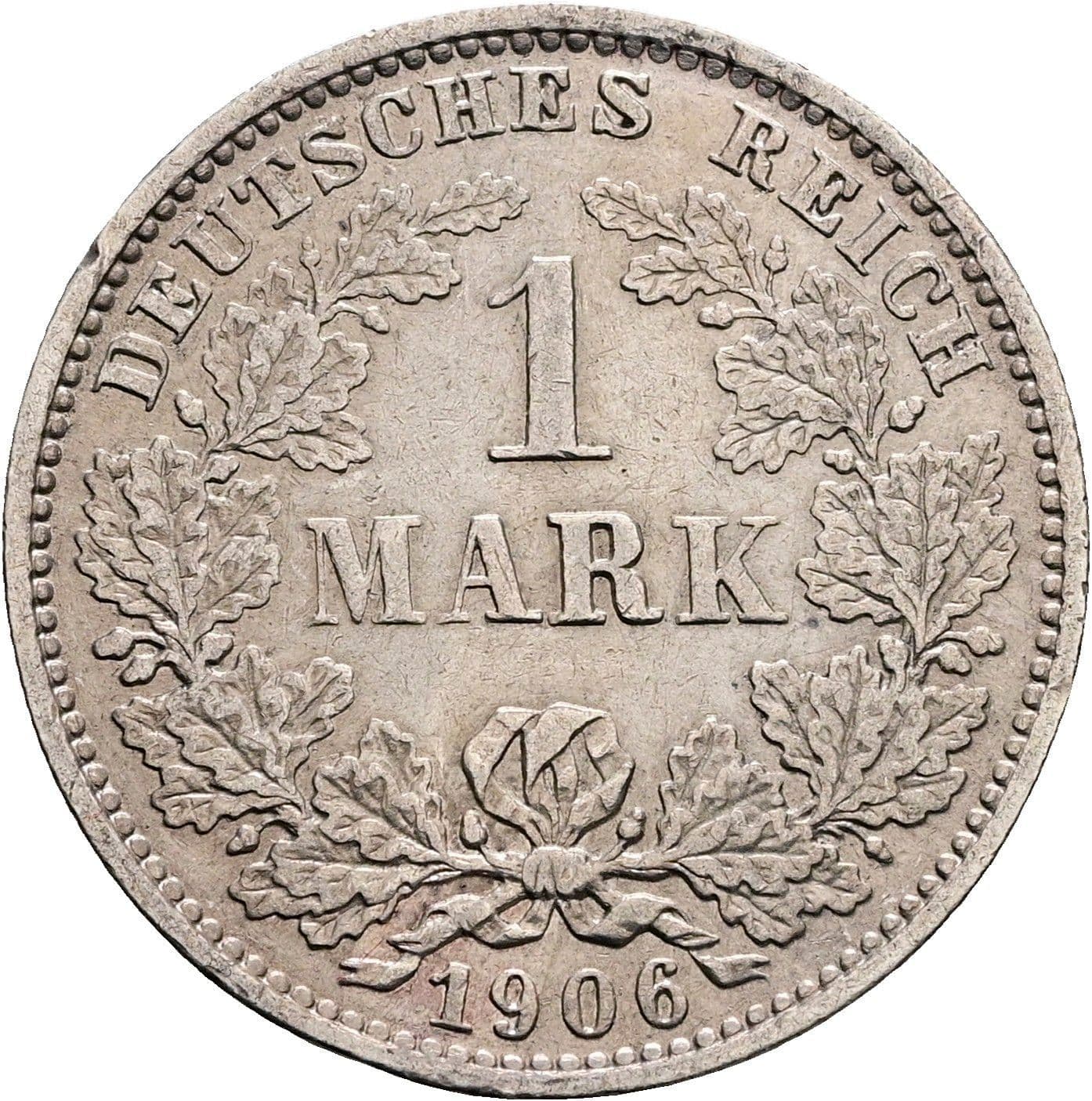1 Mark 1906 E – Vorderseite