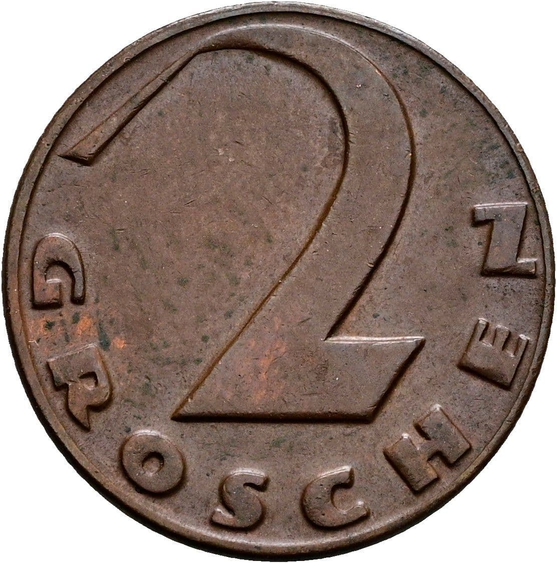 2 Groschen 1925 – Vorderseite
