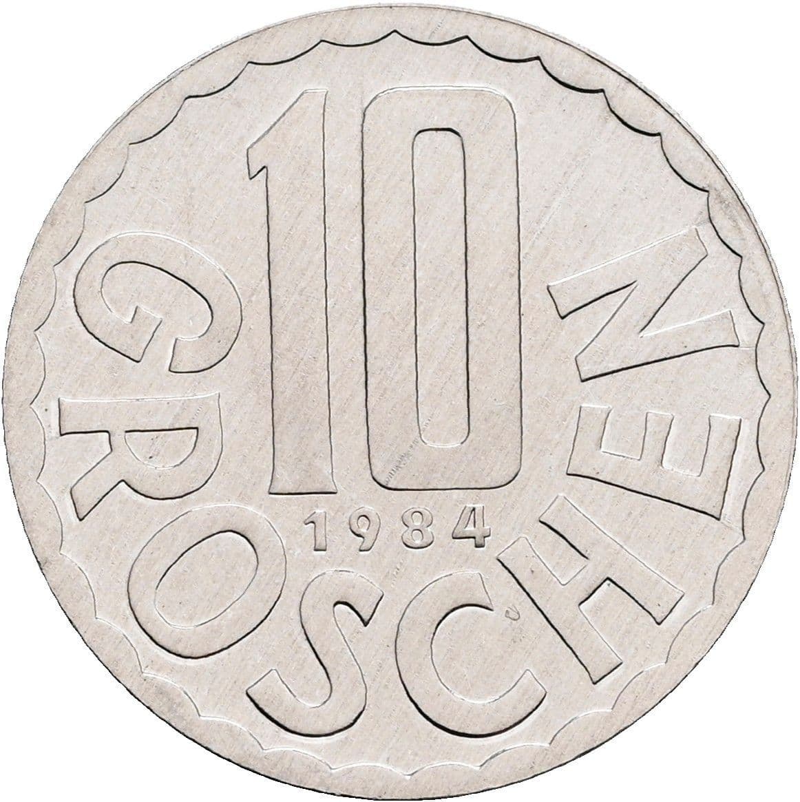 10 Groschen 1984 – Vorderseite