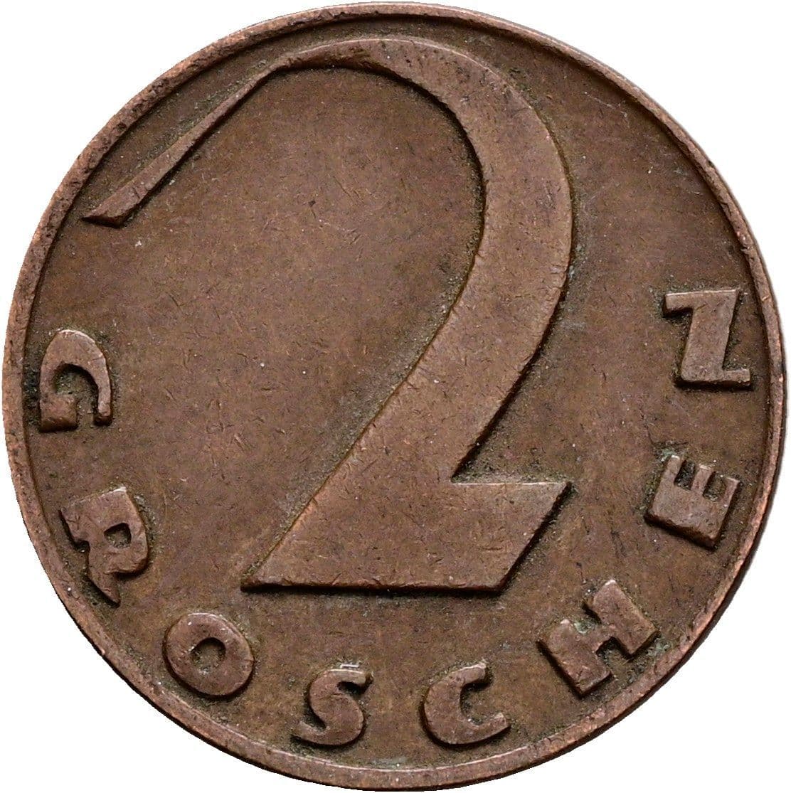 2 Groschen 1937 – Vorderseite