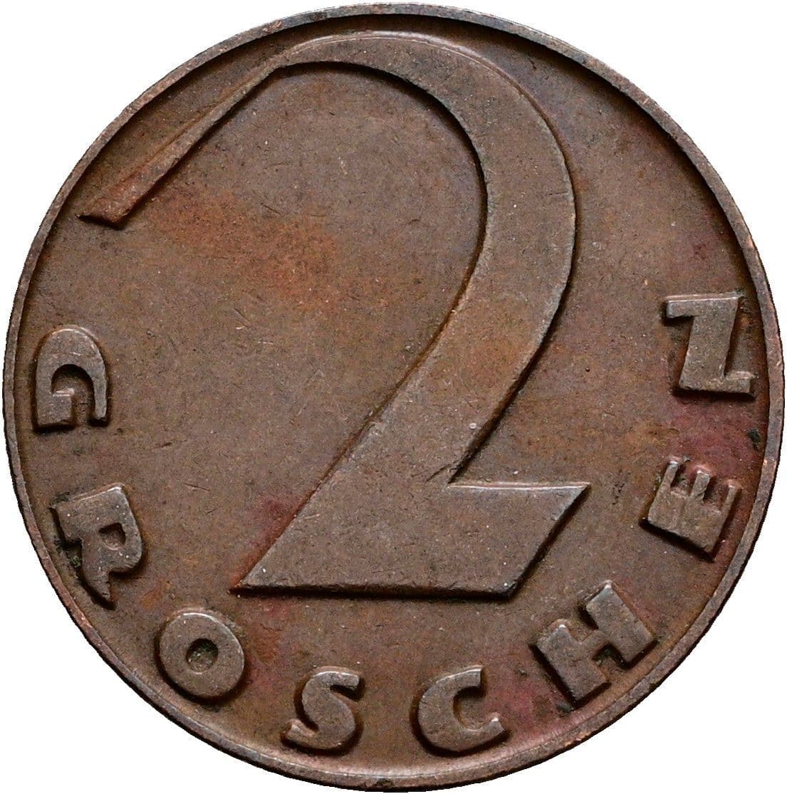 2 Groschen 1929 – Vorderseite
