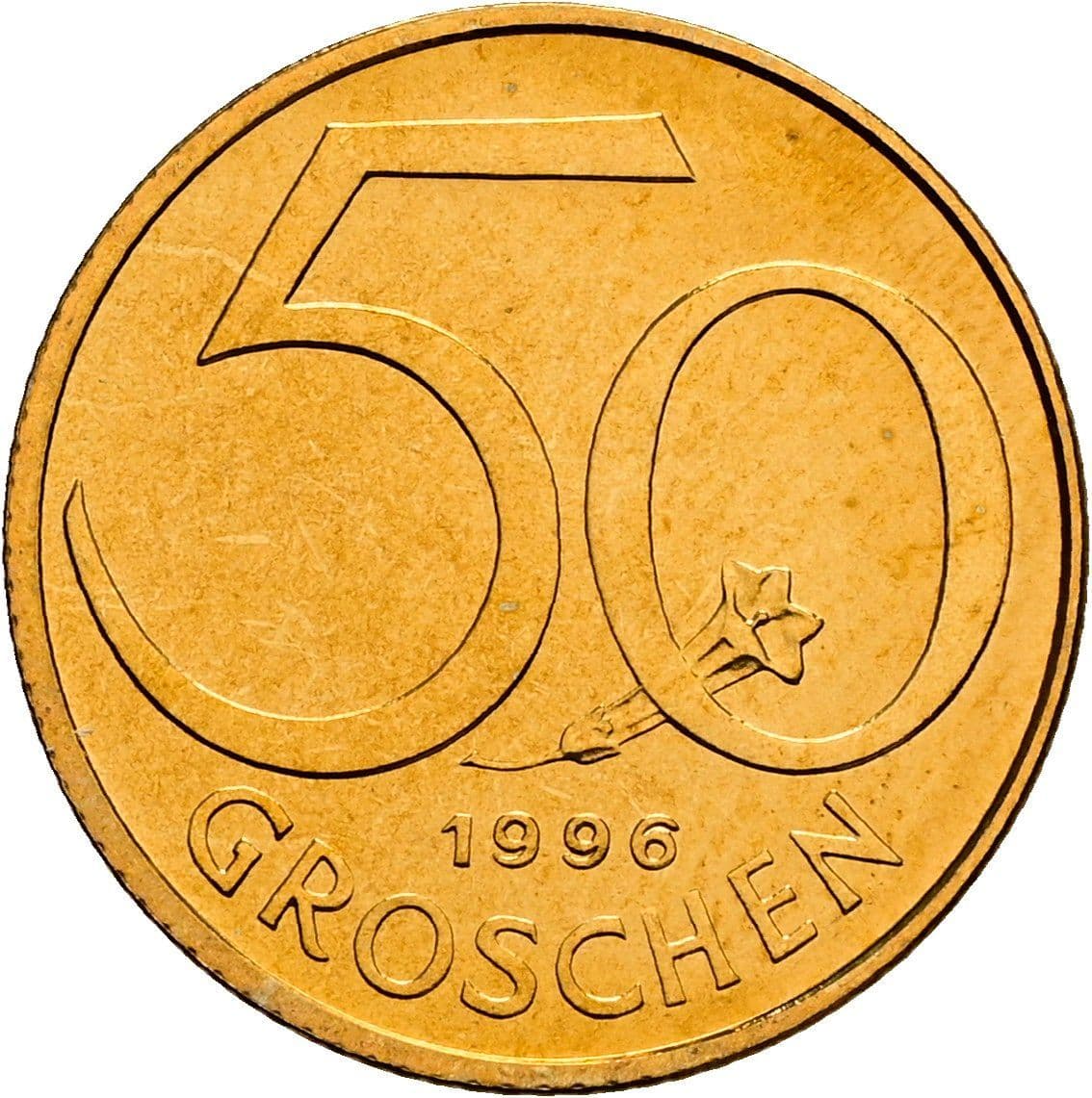 50 Groschen 1996 – Vorderseite