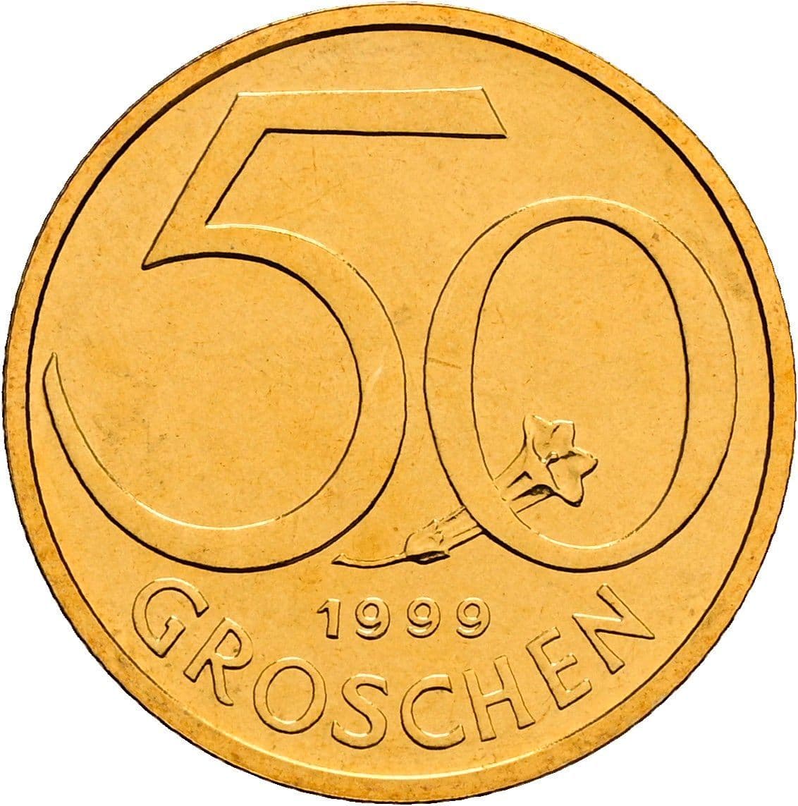 50 Groschen 1999 – Vorderseite