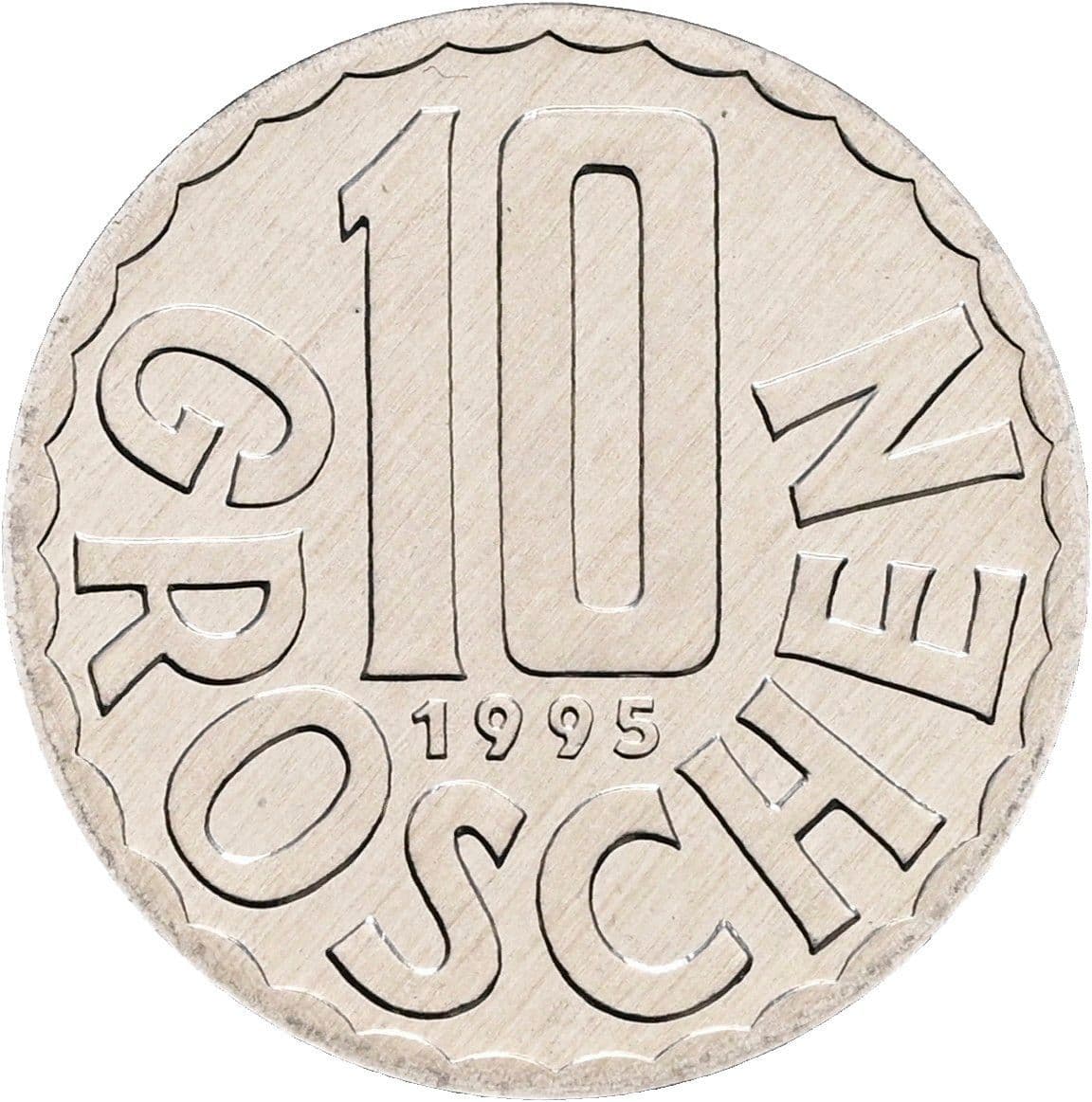 10 Groschen 1995 – Vorderseite