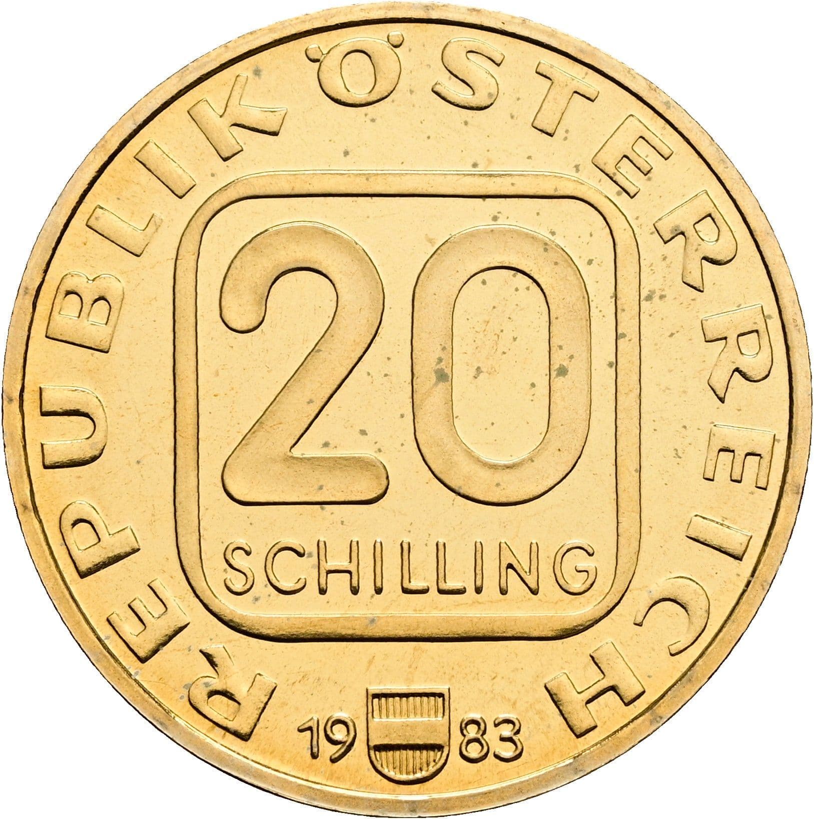 20 Schilling 1983 – Vorderseite