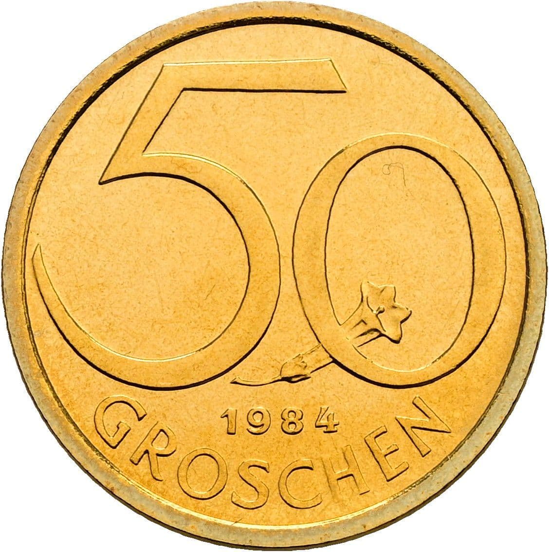 50 Groschen 1984 – Vorderseite