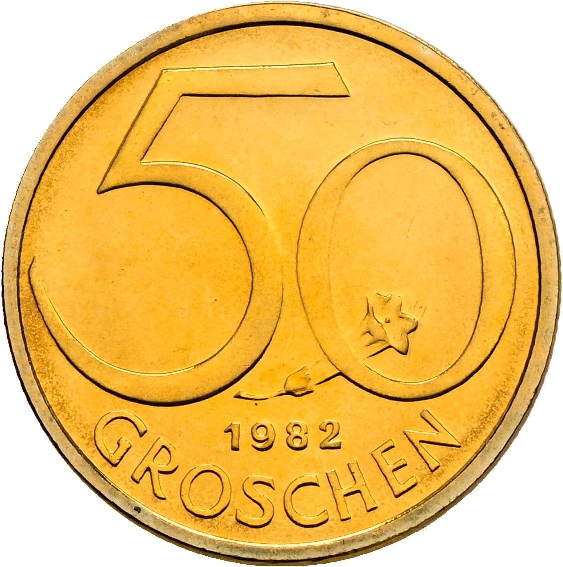 50 Groschen 1982 – Vorderseite