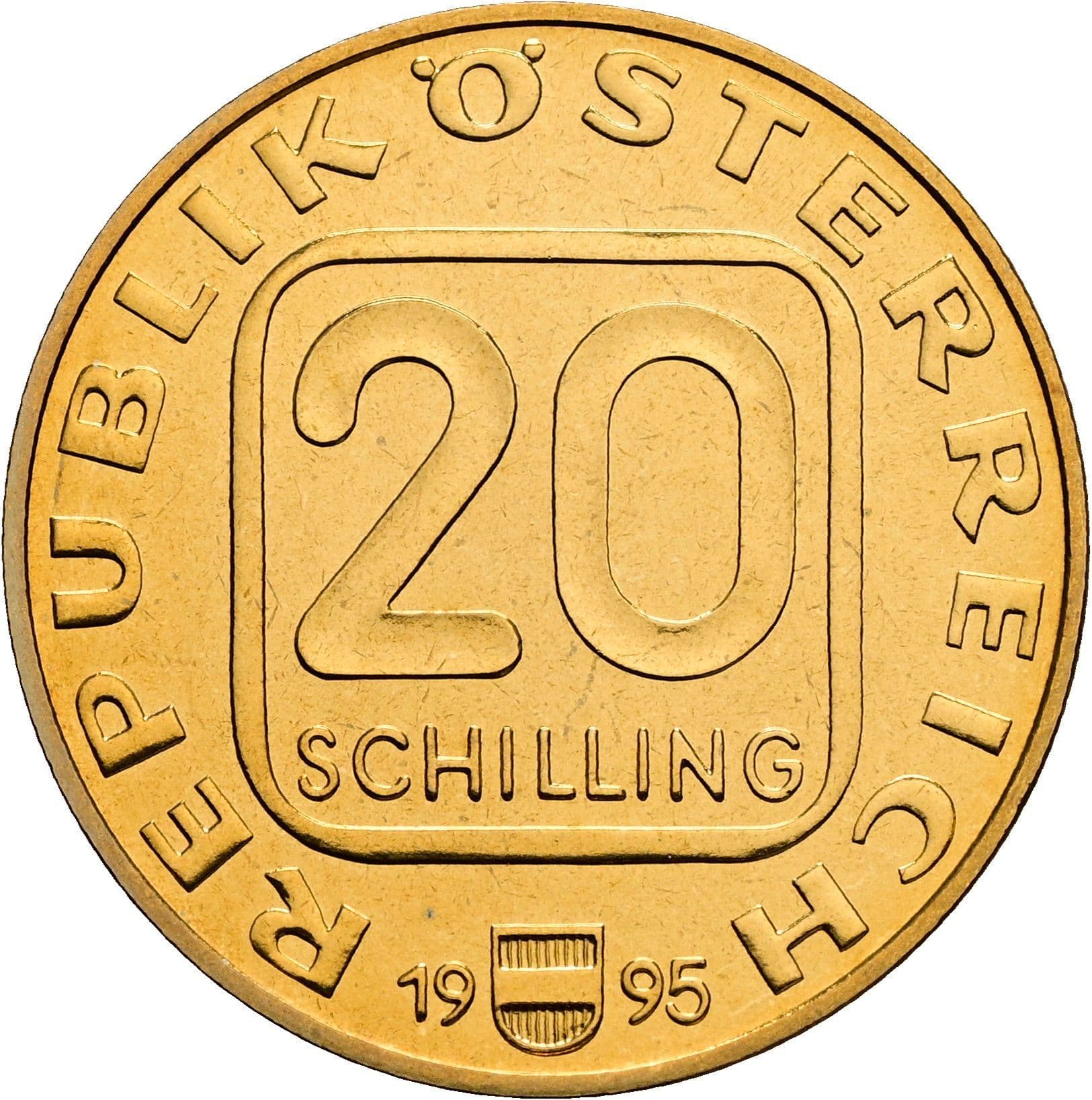 20 Schilling 1995 – Vorderseite