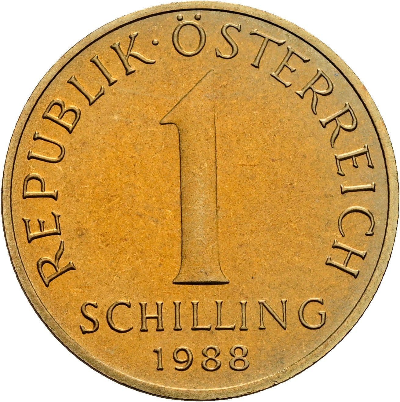 1 Schilling 1988 – Vorderseite