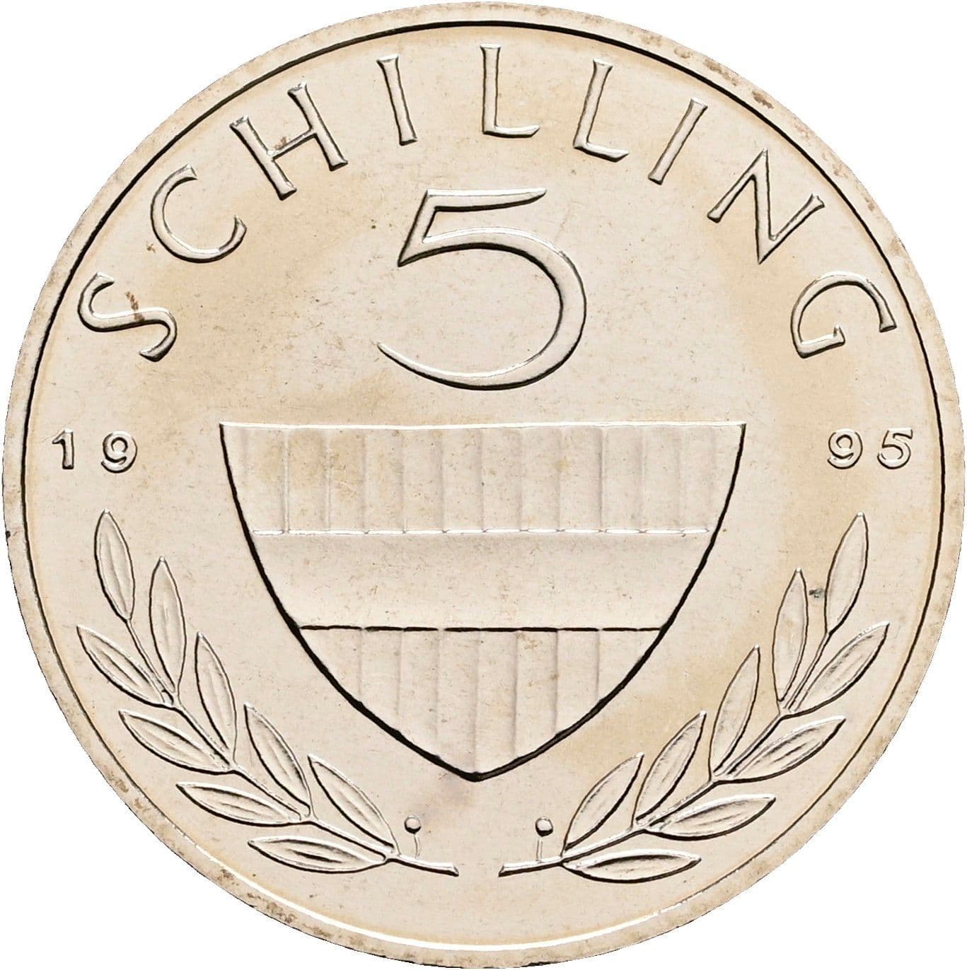 5 Schilling 1995 – Vorderseite